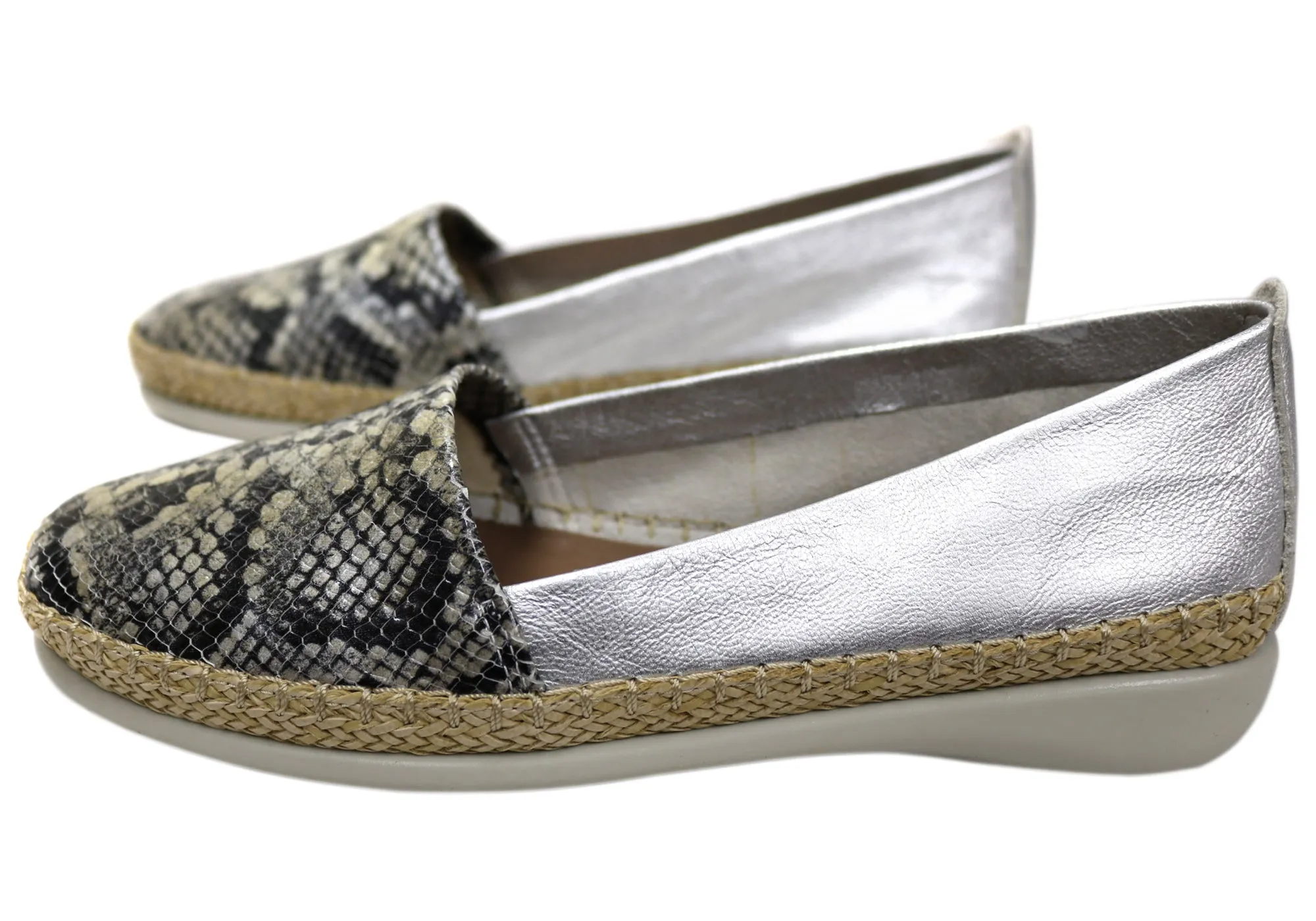 Flex & Go Pinta Damen Bequeme Lederschuhe Hergestellt In Portugal Flex & Go Schuhe