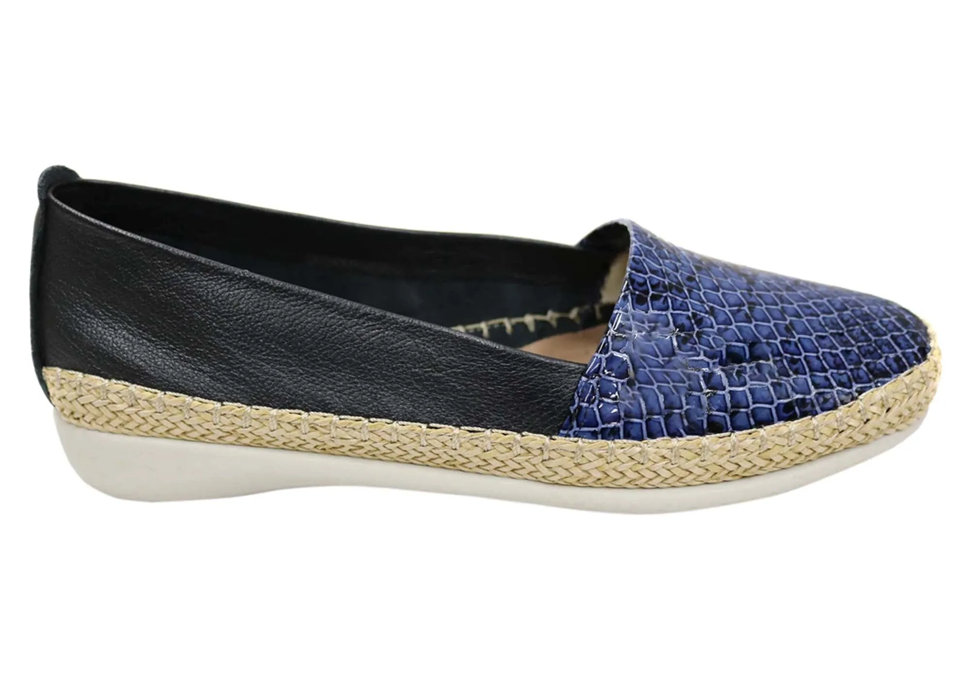 Flex & Go Pinta Damen Bequeme Lederschuhe Hergestellt In Portugal Flex & Go Schuhe