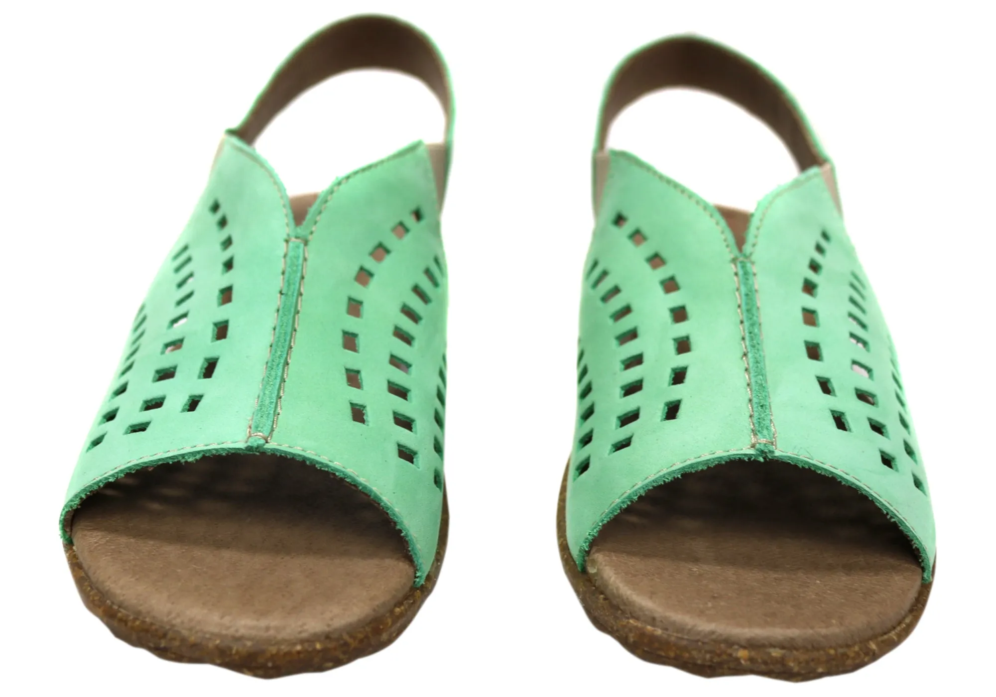 Flex & Go Rochela Damen Bequeme Ledersandalen Hergestellt in Portugal Flex & Go Schuhe