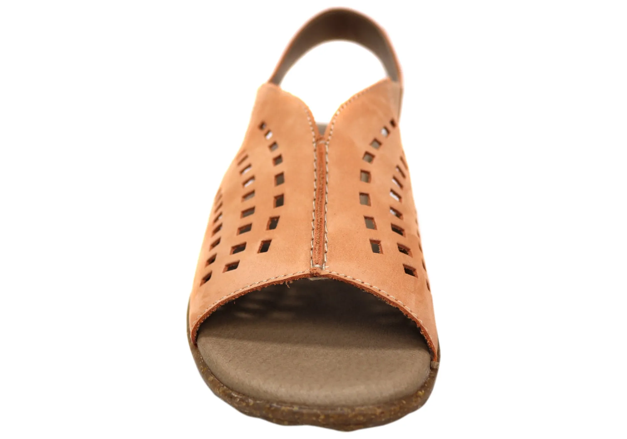 Flex & Go Rochela Damen Bequeme Ledersandalen Hergestellt in Portugal Flex & Go Schuhe