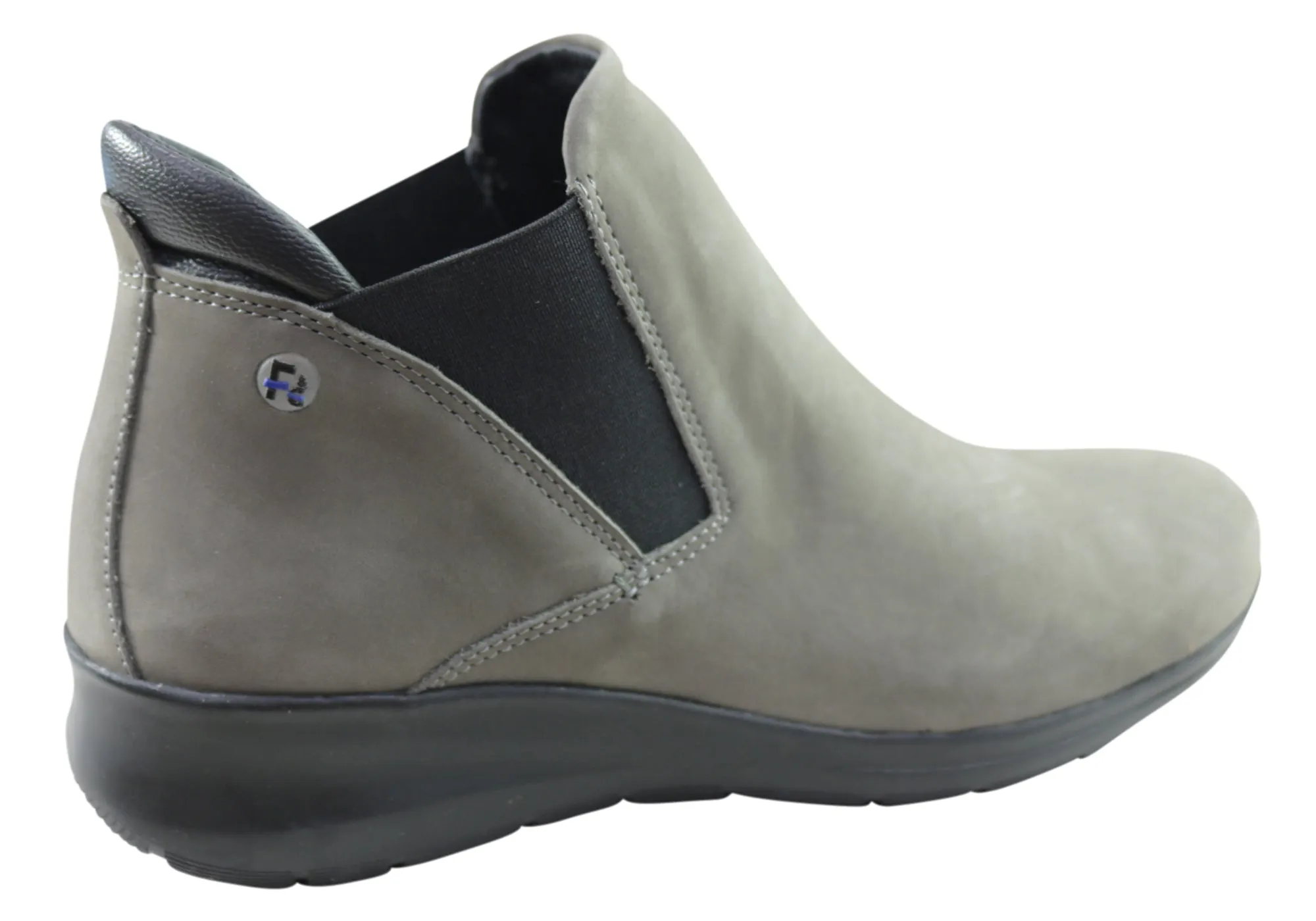 Flex & Go Yorka Damen Komfort Leder Knöchelstiefel Hergestellt in Portugal Flex & Go Schuhe