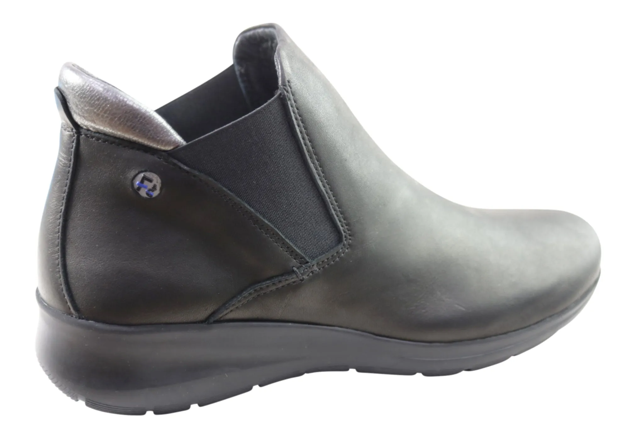 Flex & Go Yorka Damen Komfort Leder Knöchelstiefel Hergestellt in Portugal Flex & Go Schuhe