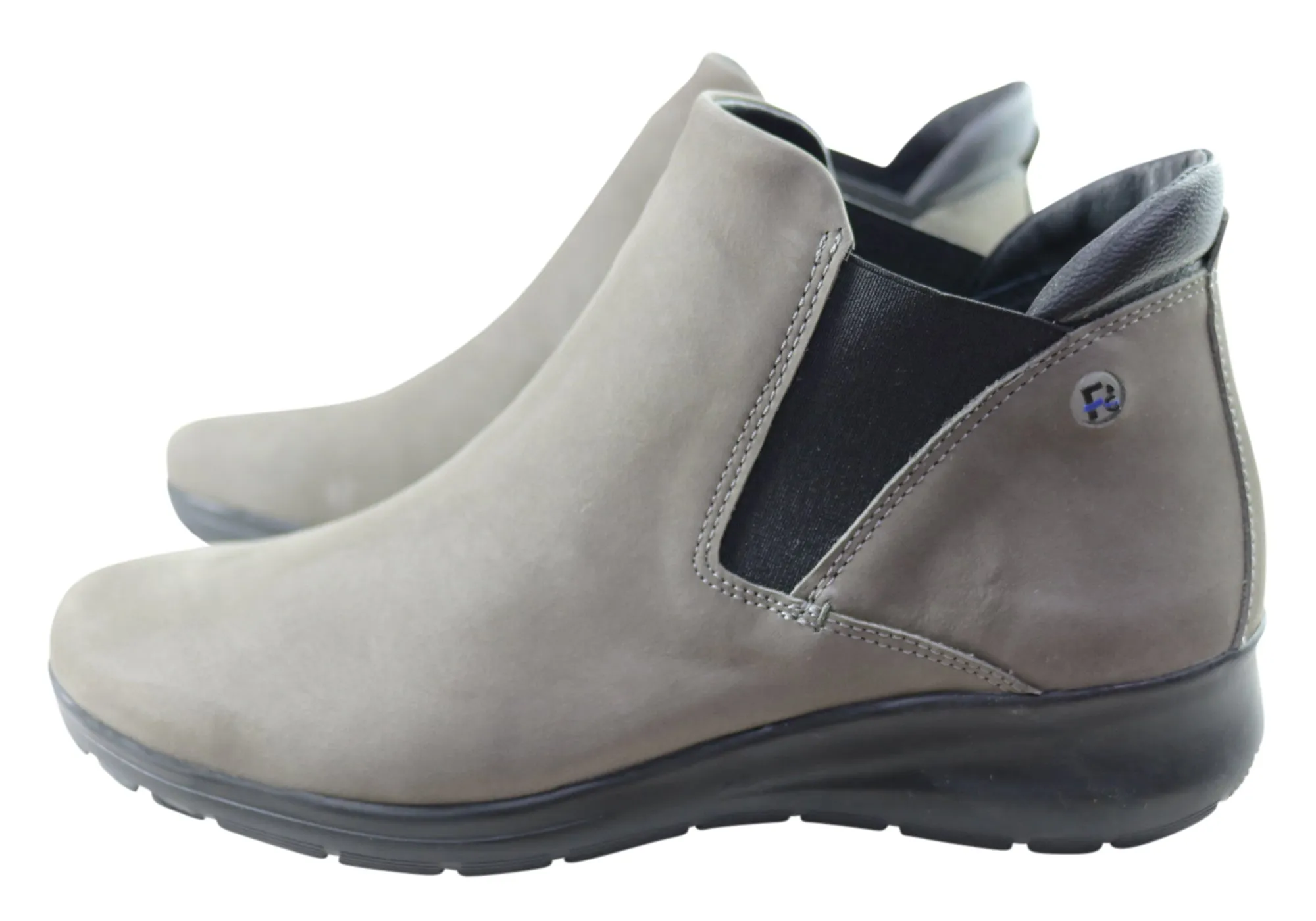 Flex & Go Yorka Damen Komfort Leder Knöchelstiefel Hergestellt in Portugal Flex & Go Schuhe