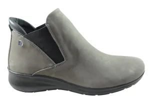 Flex & Go Yorka Damen Komfort Leder Knöchelstiefel Hergestellt in Portugal Flex & Go Schuhe