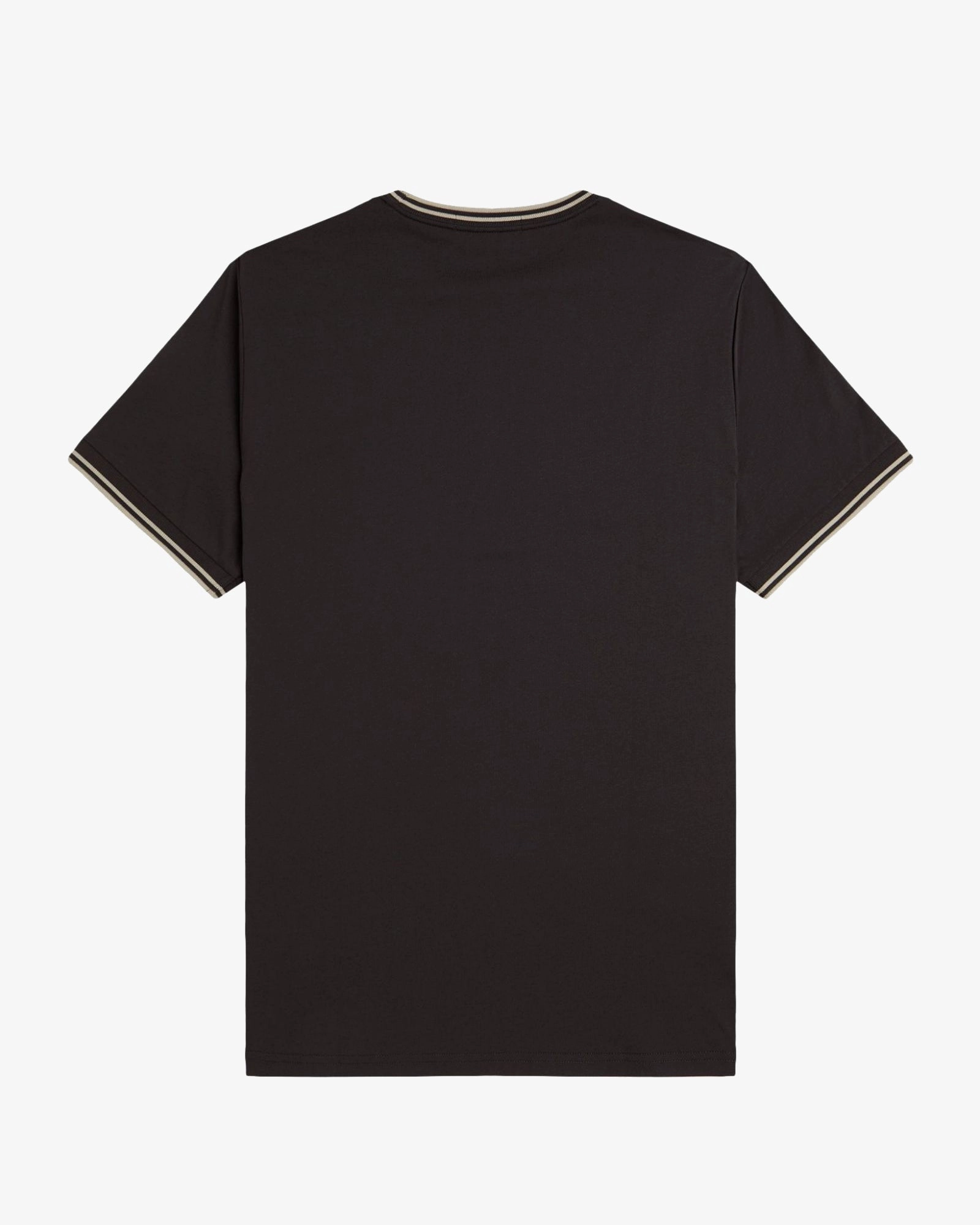 Fred Perry Twin Tipped T Shirt - Anchor Grey / Oatmeal