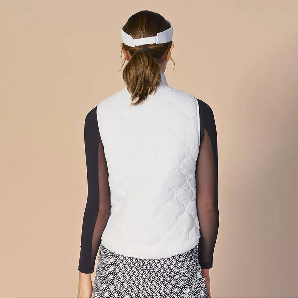 G Lifestyle Padded Vest - White G Lifestyle Clothing