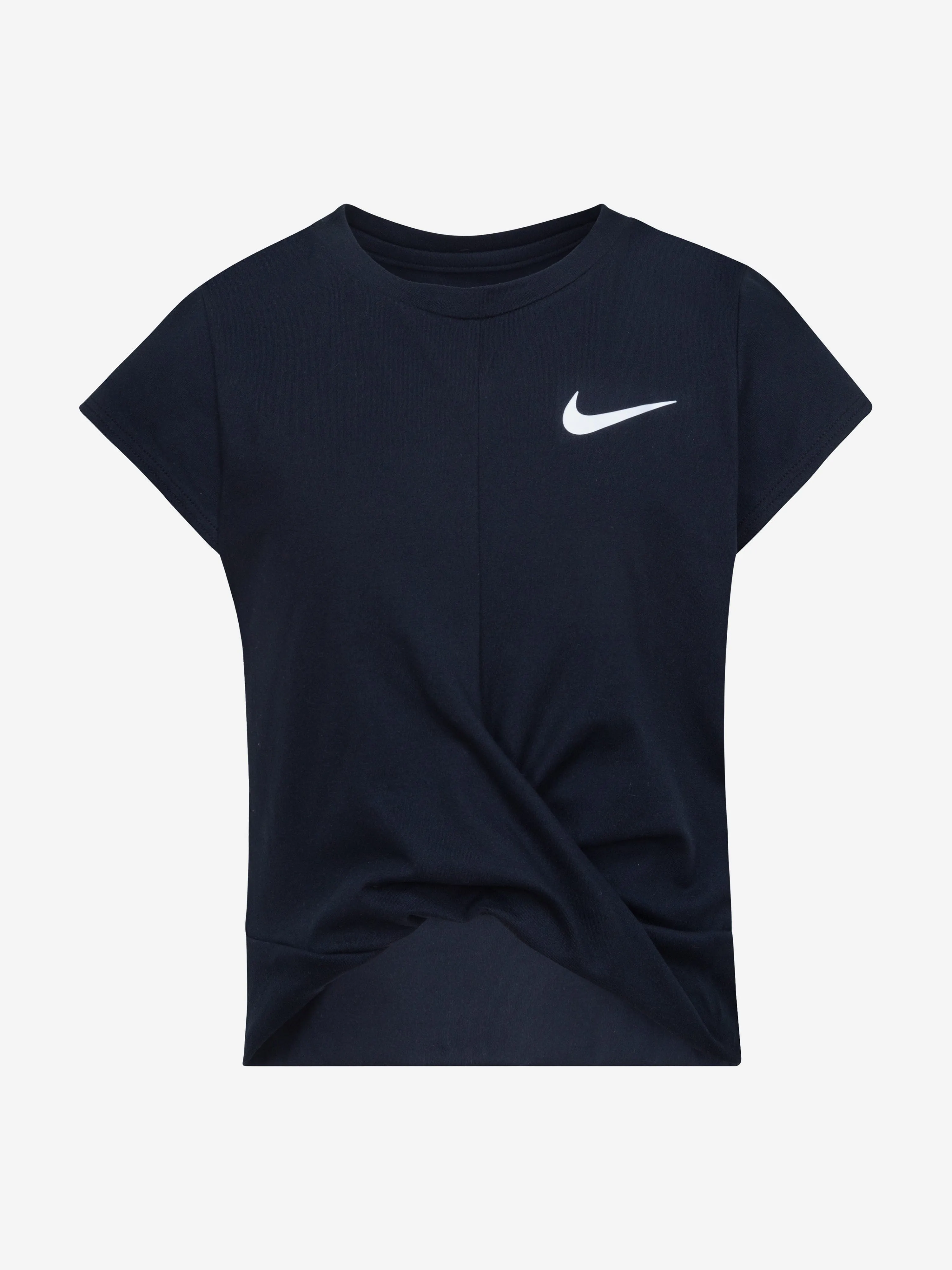 Girls All Day Play Twist T-Shirt in Schwarz
