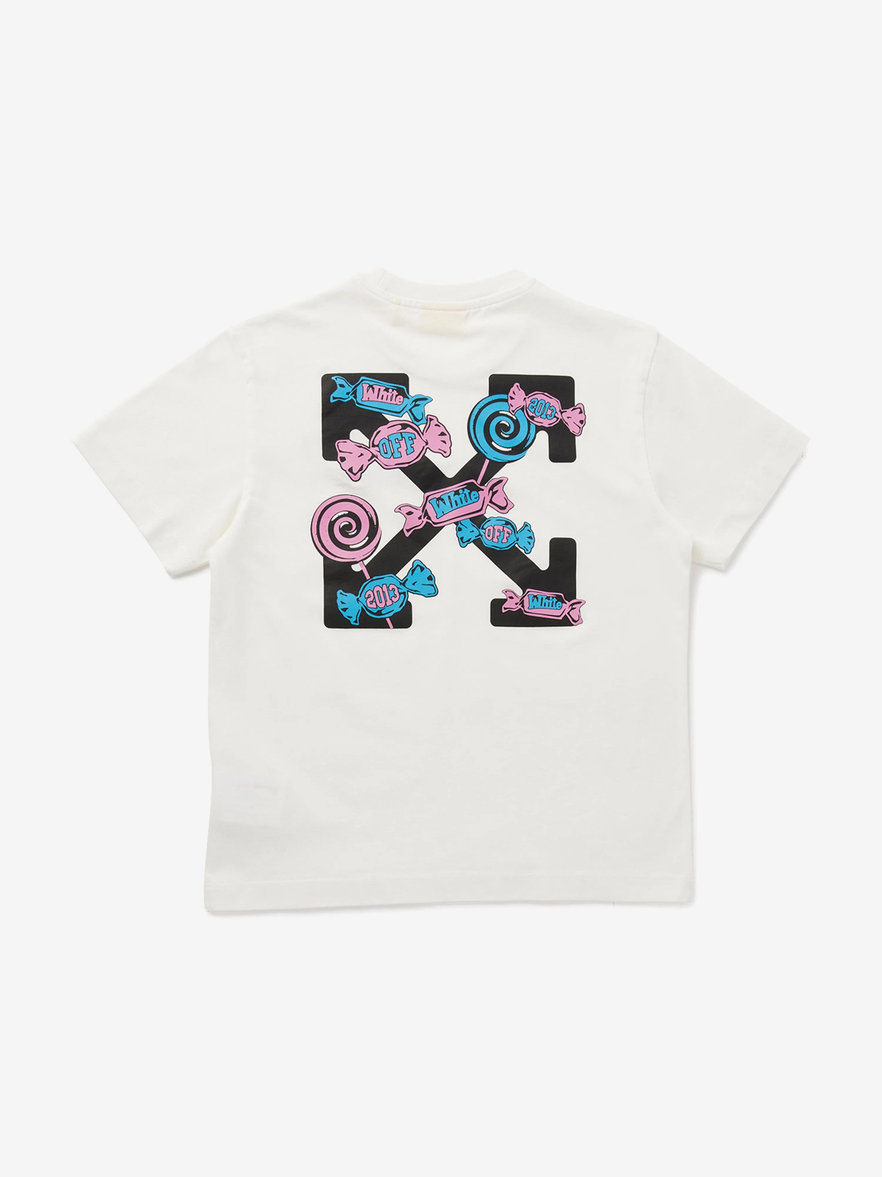 Mädchen Pfeil Lollipop T-Shirt in Weiß