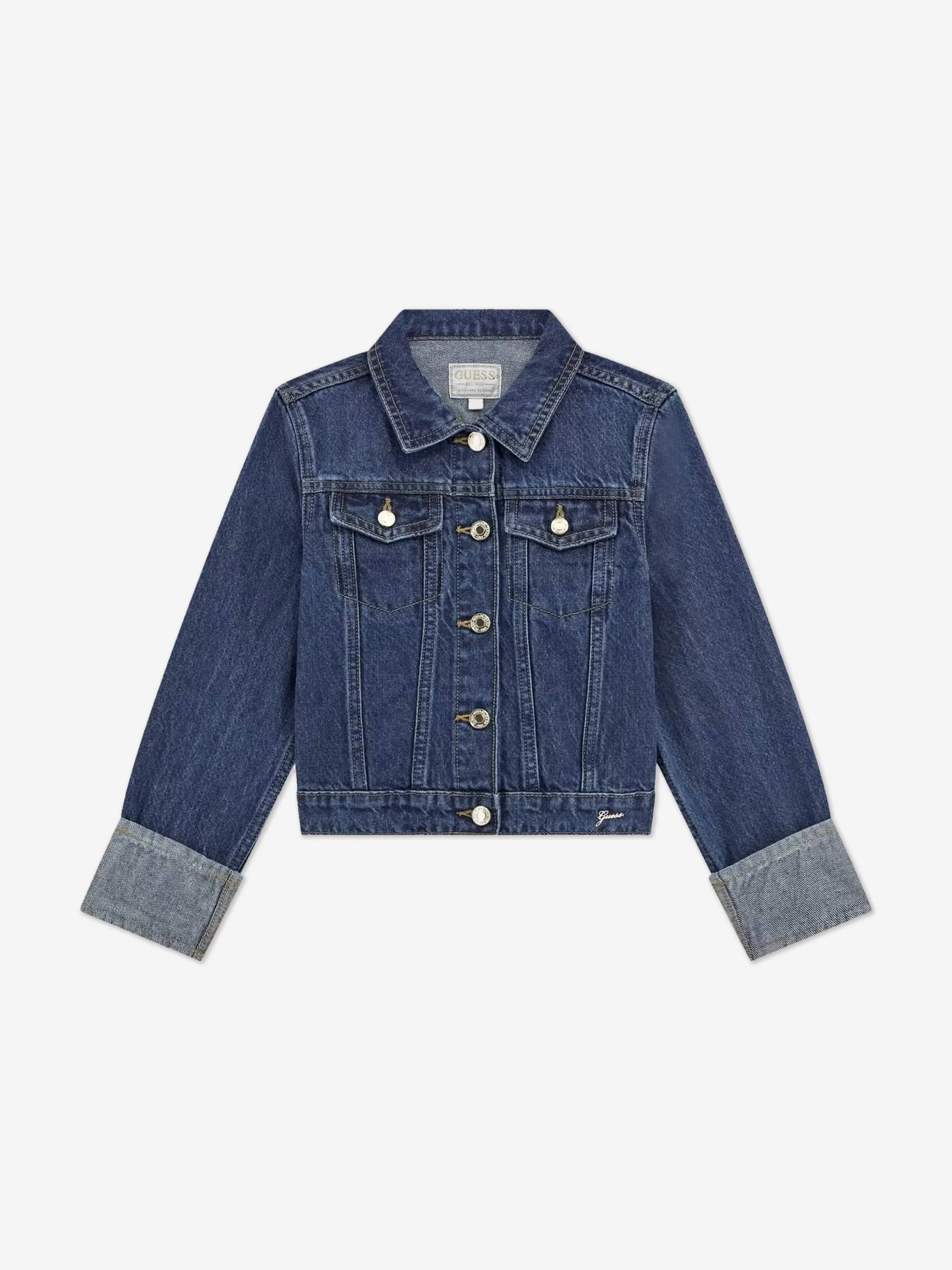 Mädchen Denim Jacke in Blau