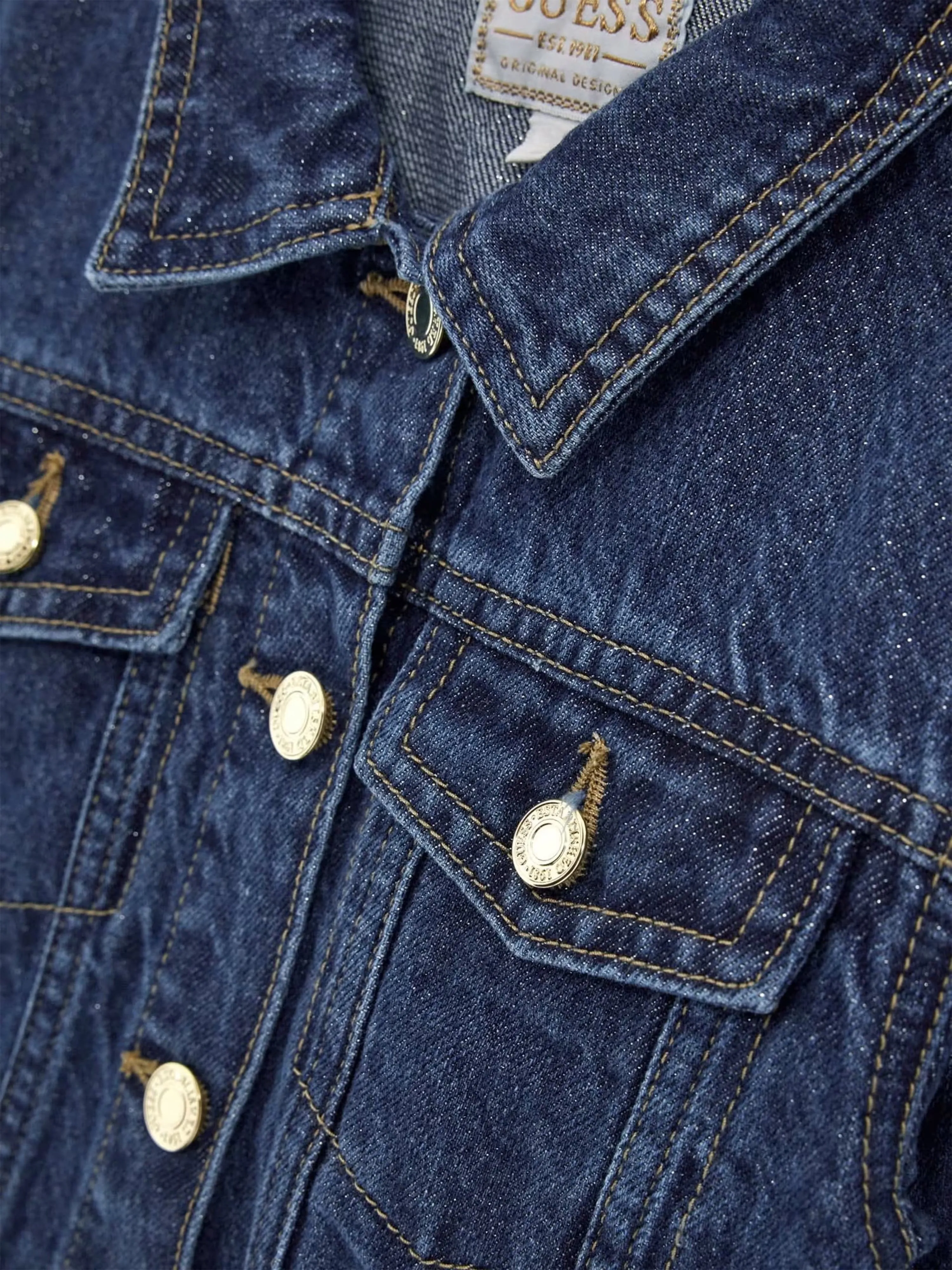 Mädchen Denim Jacke in Blau