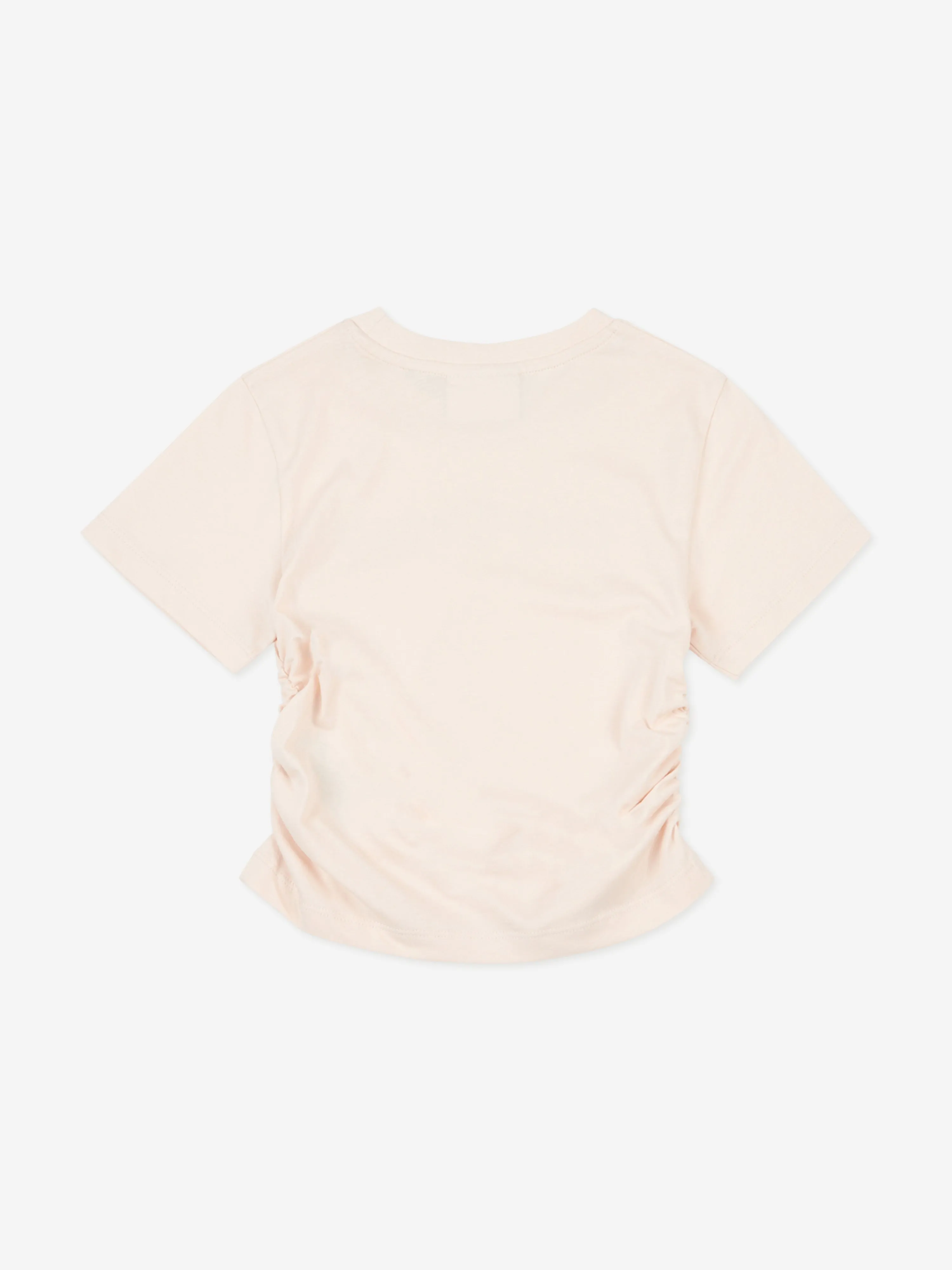 Mädchen Diamante Logo T-Shirt in Beige