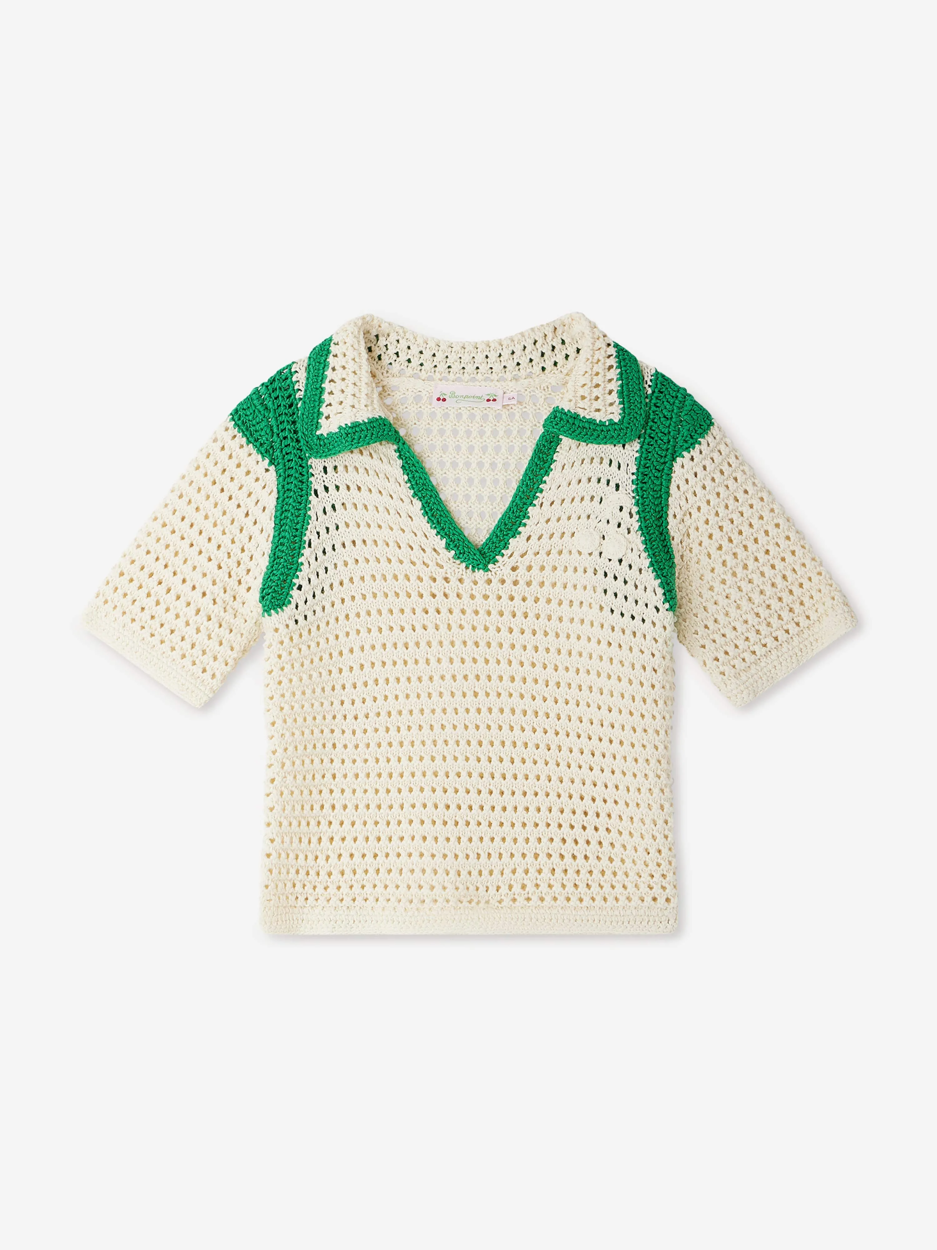 Mädchen Elanita Pullover in Elfenbein