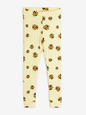 Mädchen Marienkäfer AOP Leggings in Gelb