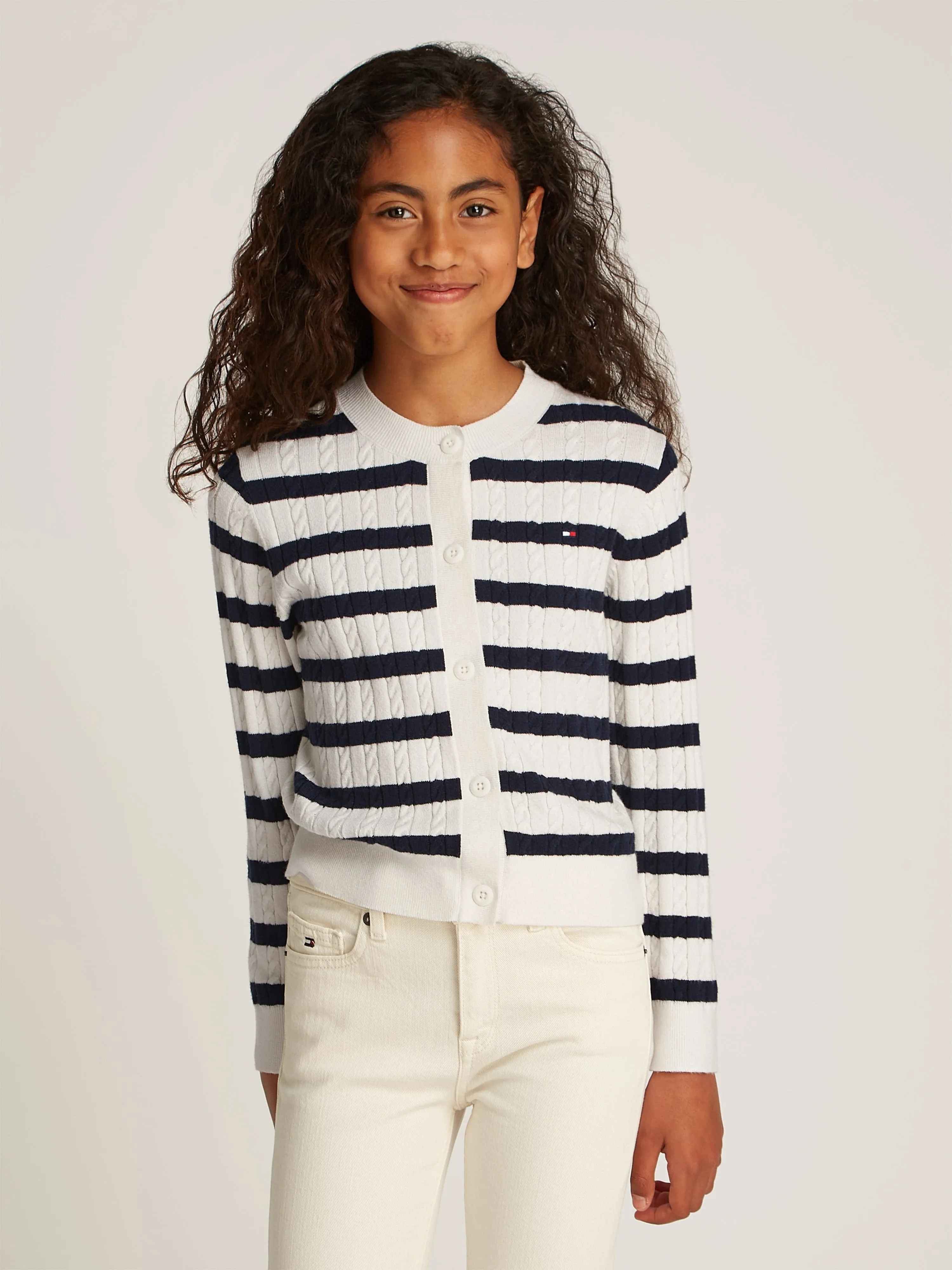 Mädchen Mini Strickjacke in Mehrfarben