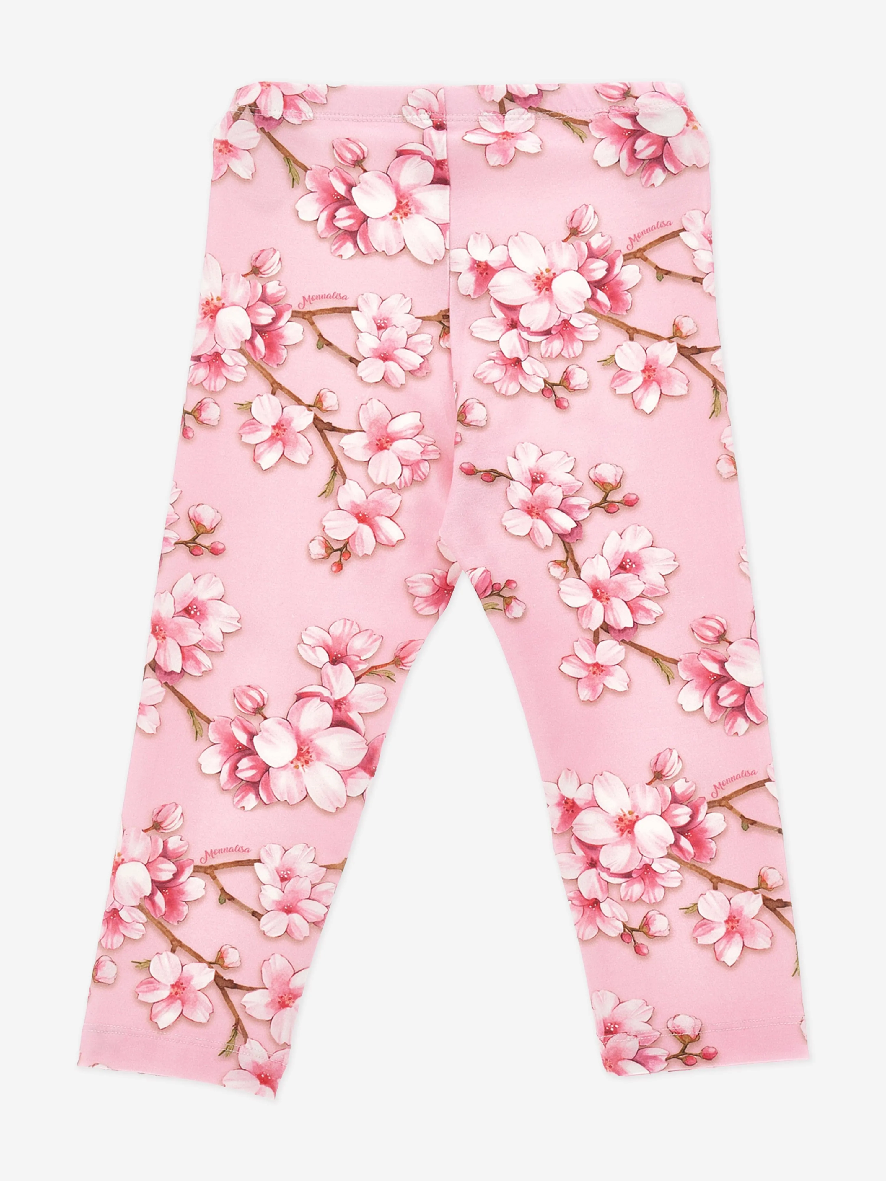 Mädchen Pfirsichblüten Leggings in Rosa