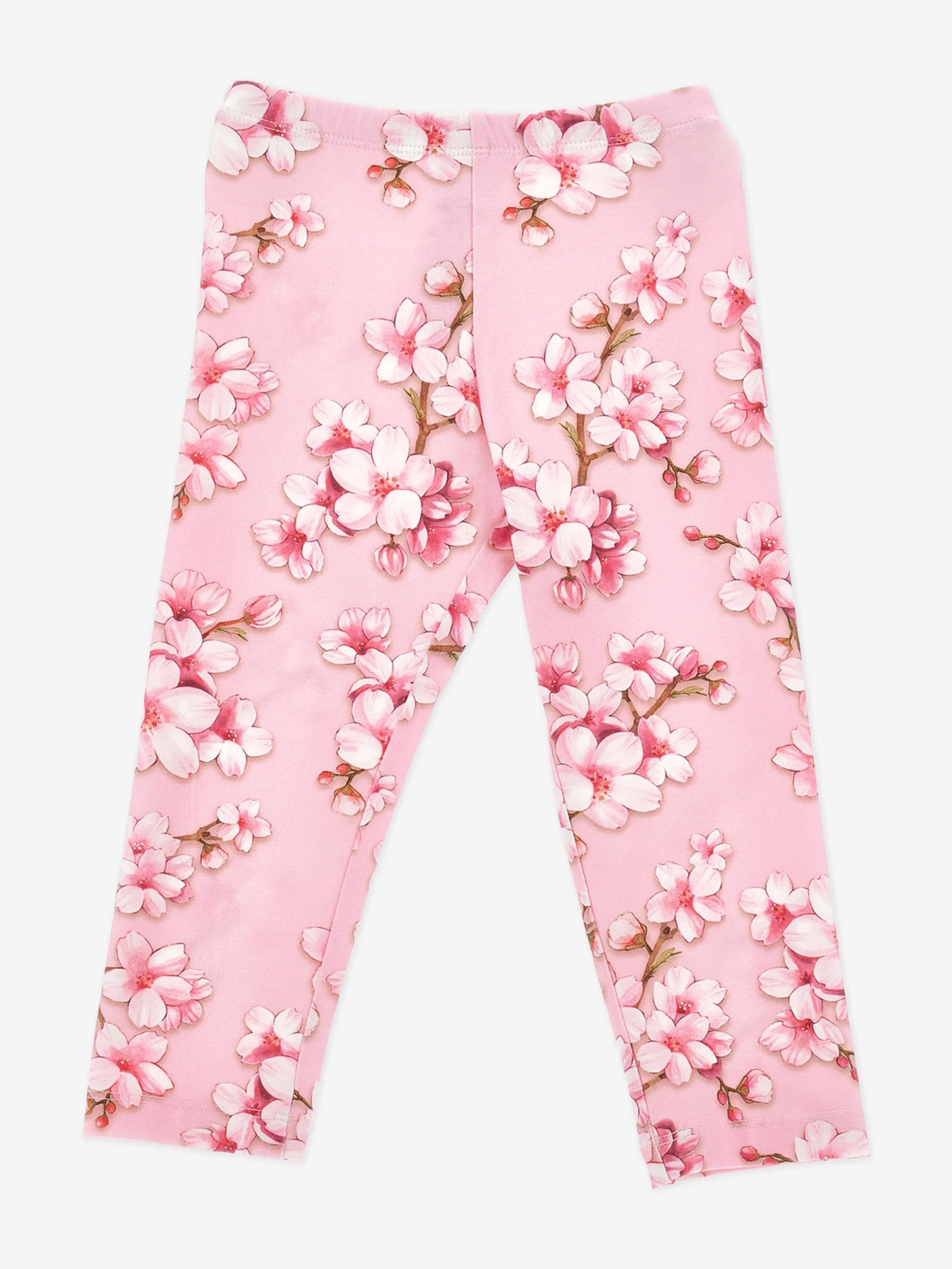 Mädchen Pfirsichblüten Leggings in Rosa