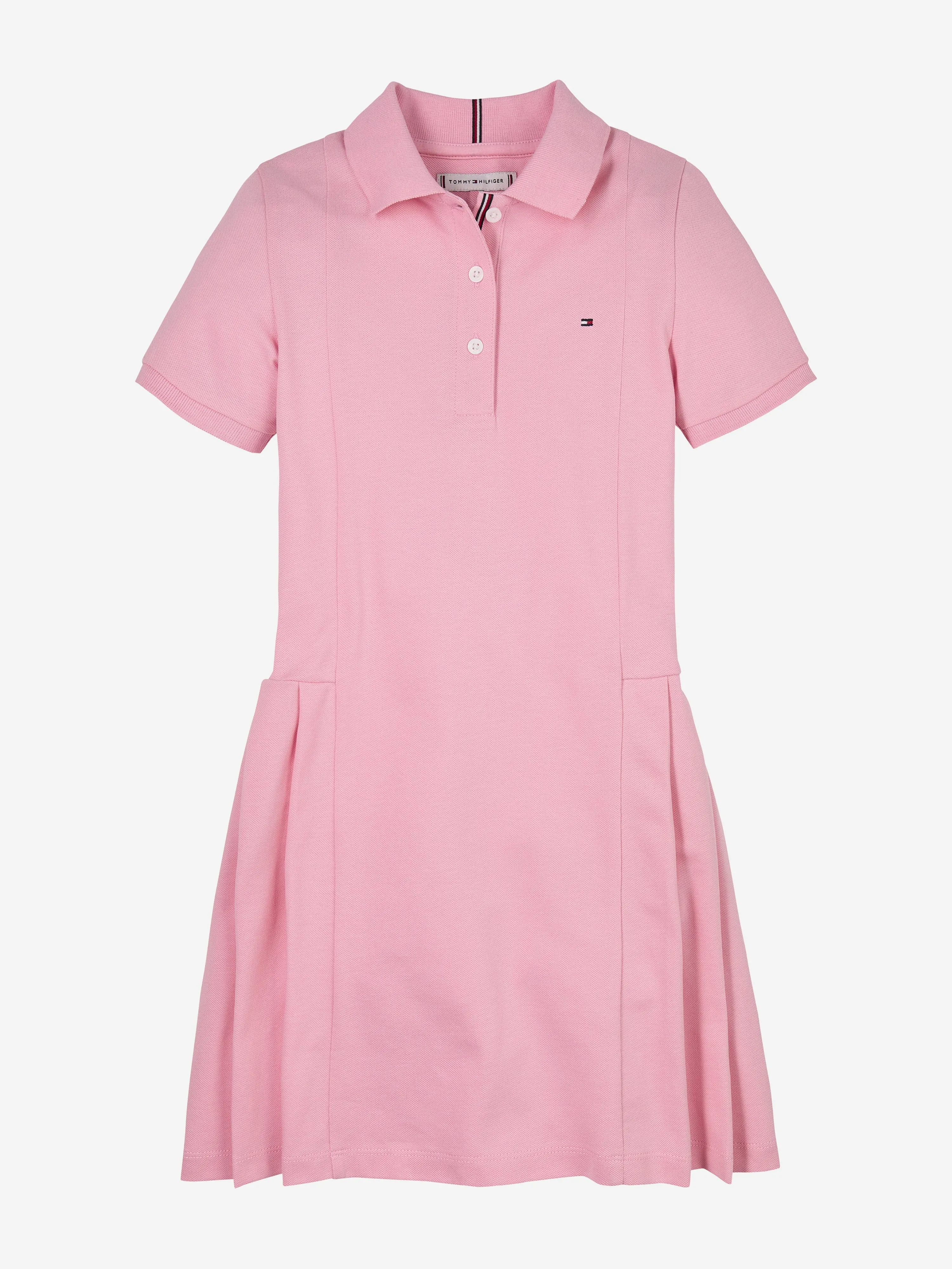 Mädchen Polo Kleid in Rosa