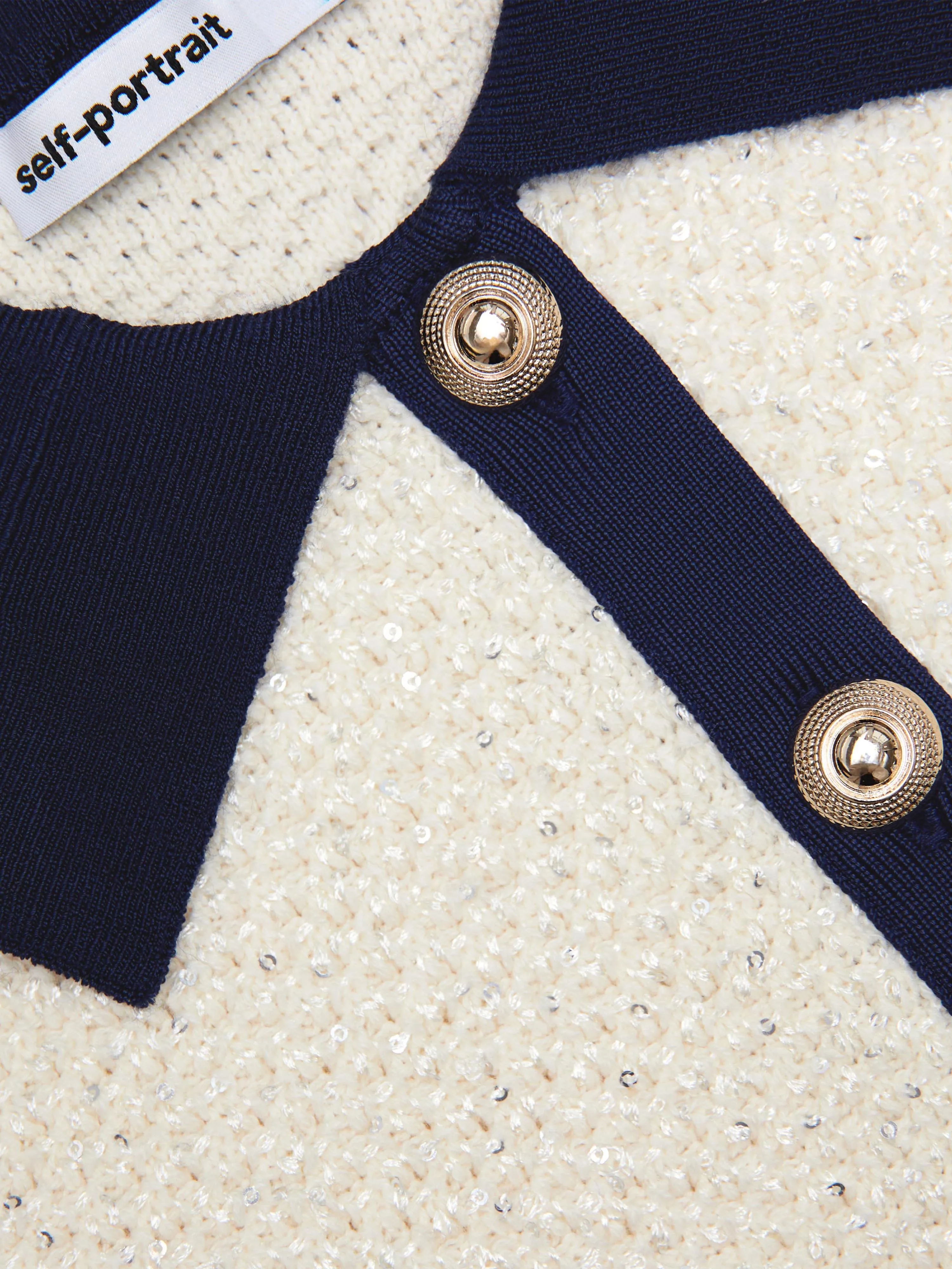 Mädchen Glitzer Strick Cardigan in Elfenbein