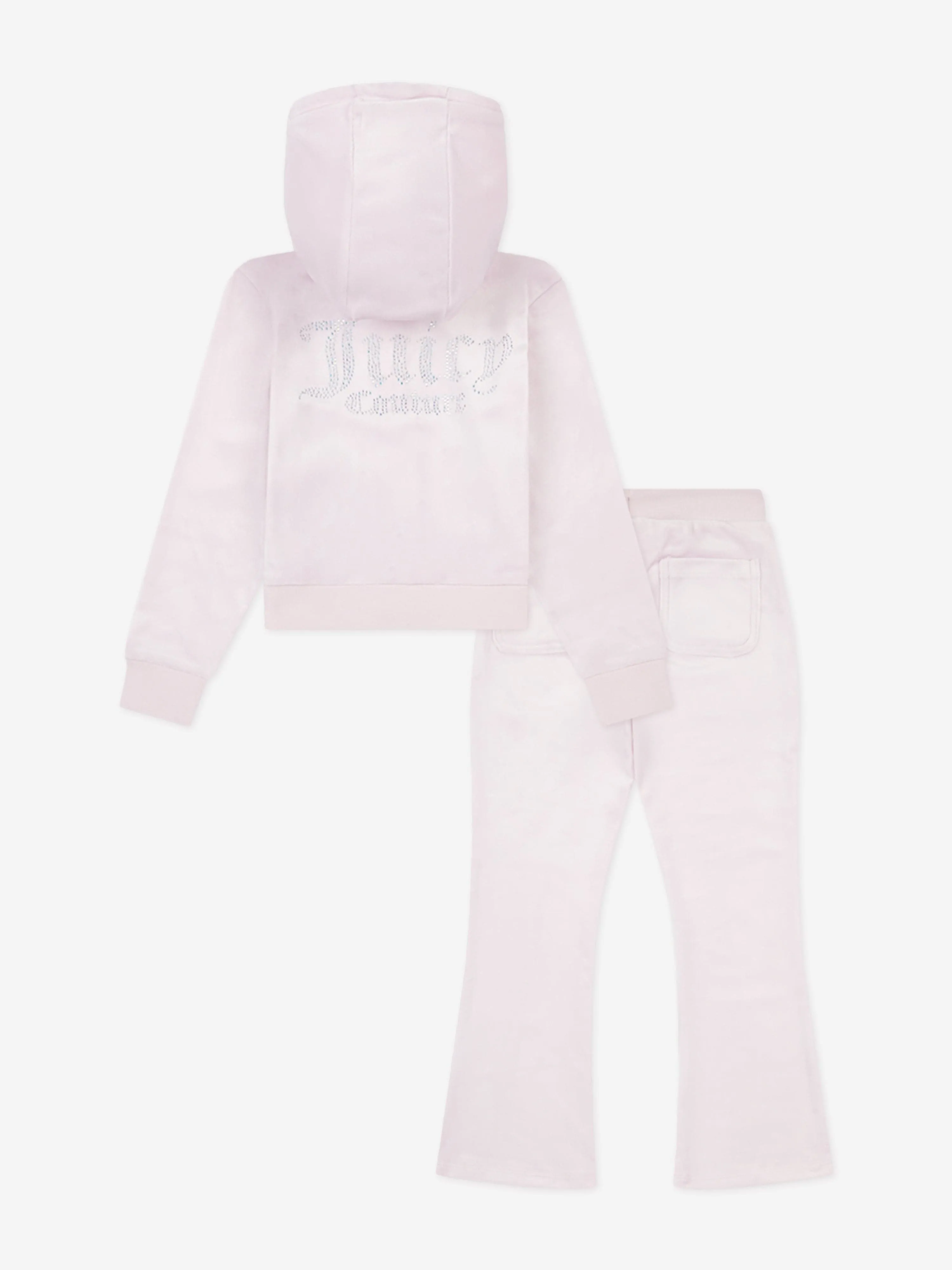 Mädchen Reißverschluss & Bootcut Jogger Tracksuit in Lila