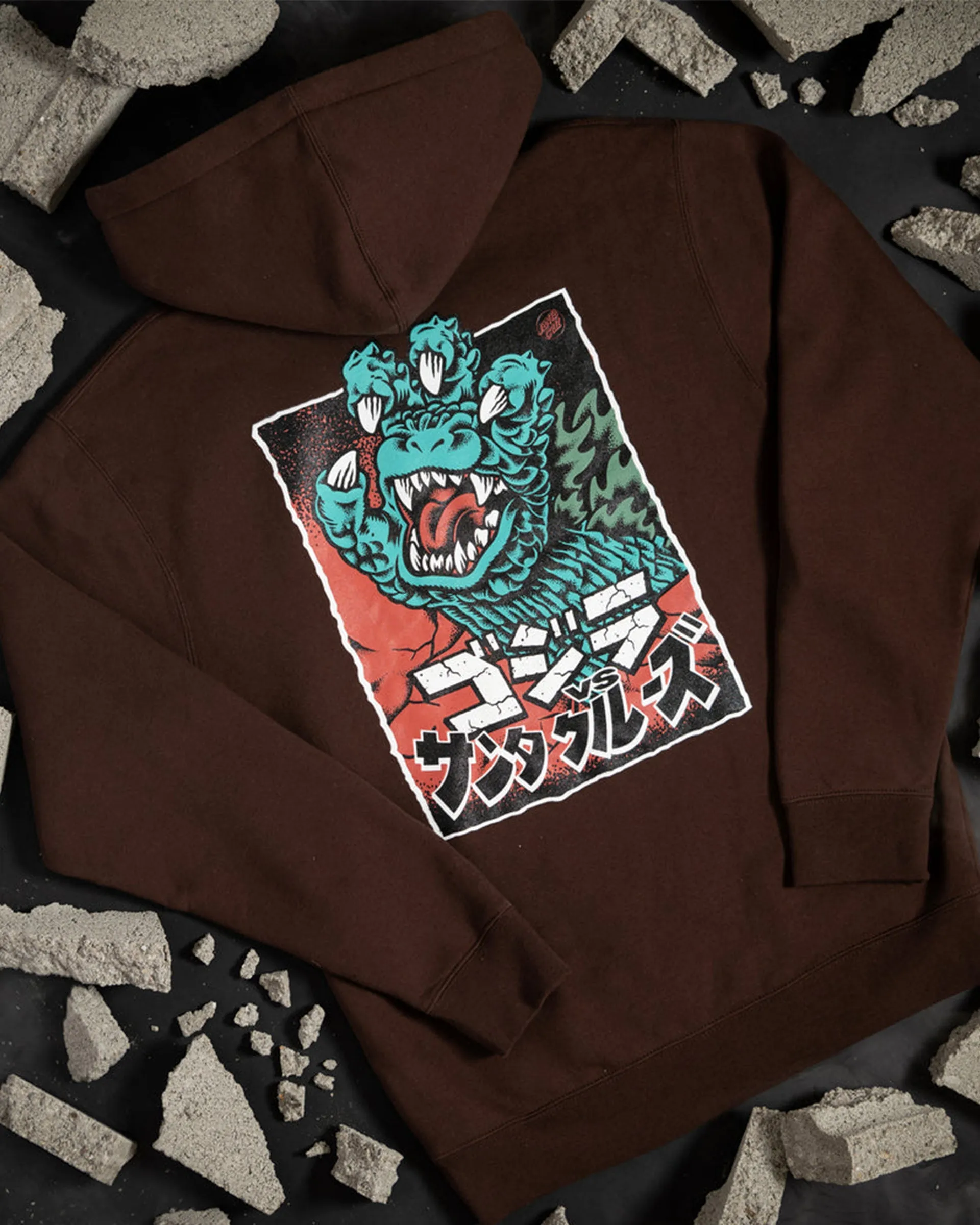 Godzilla Hand Kapuzenpullover