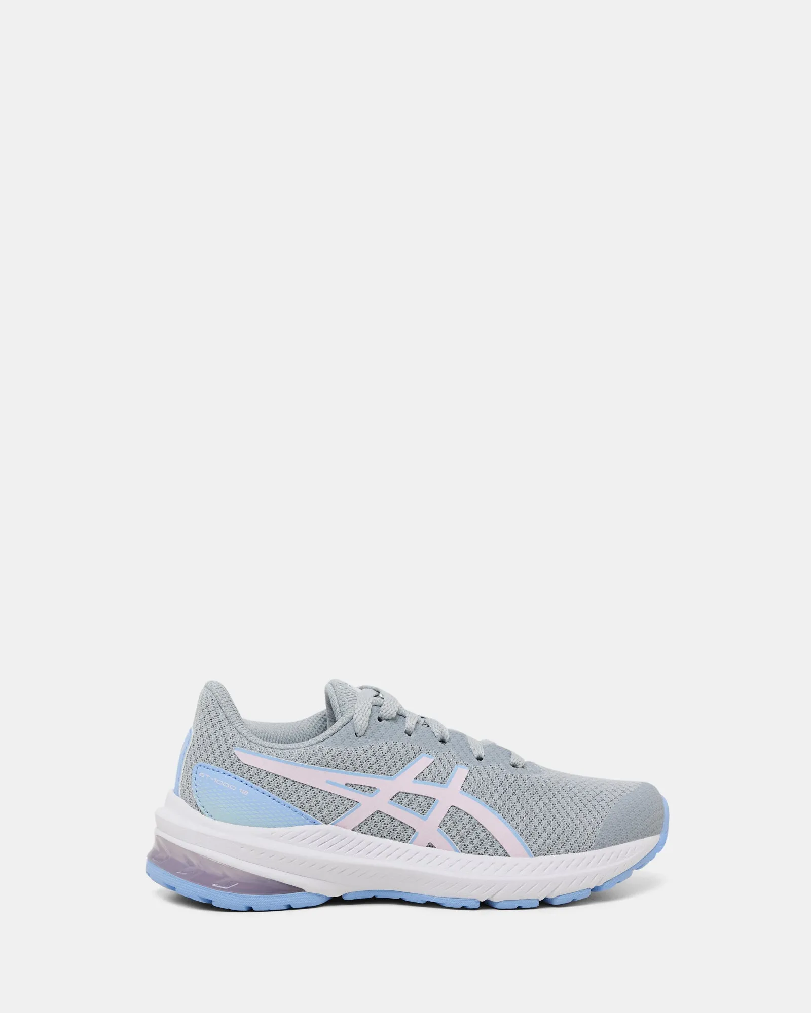GT-1000 12 Grade School Piedmont Grey/Cosmos Asics Shoes