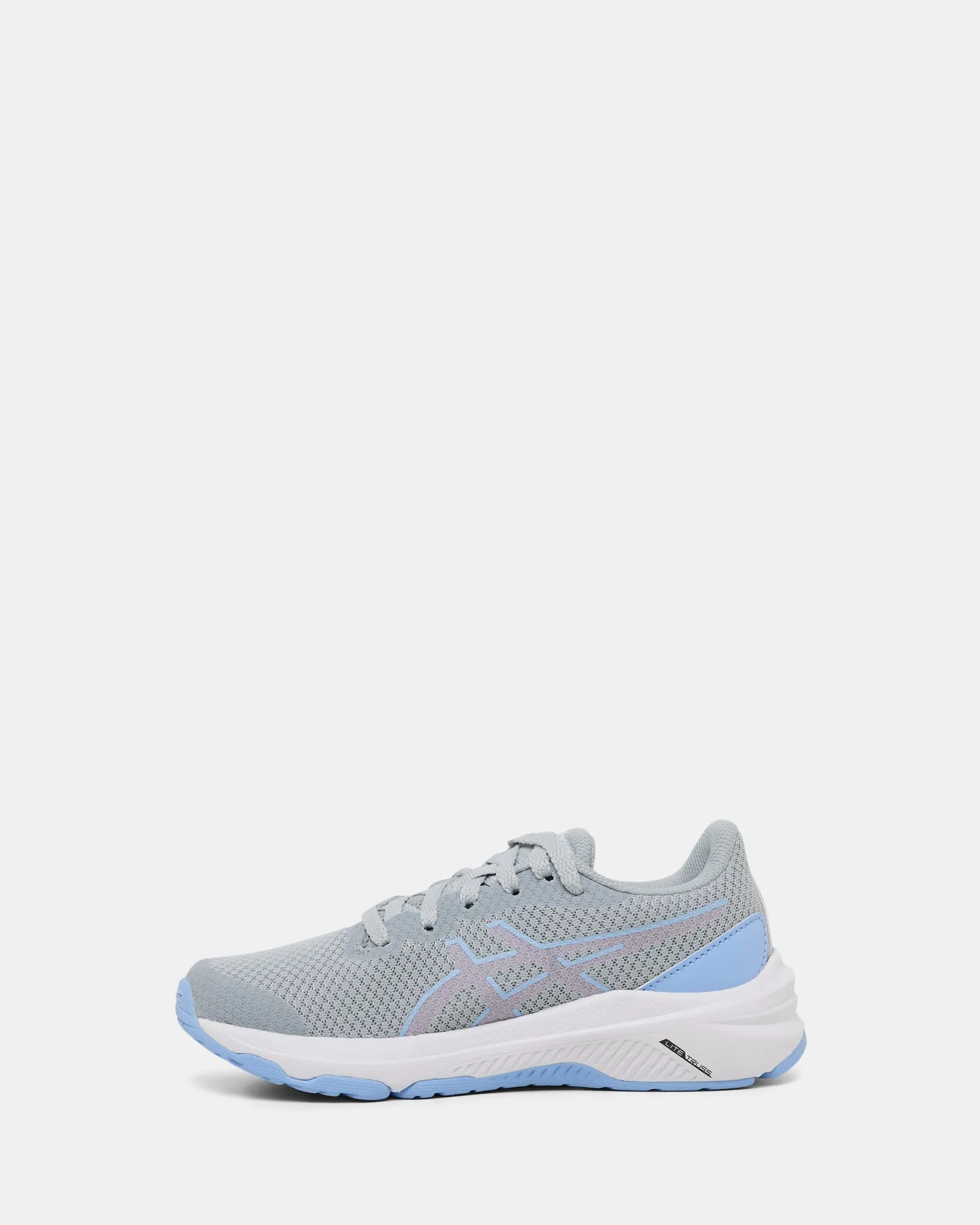 GT-1000 12 Grade School Piedmont Grey/Cosmos Asics Shoes