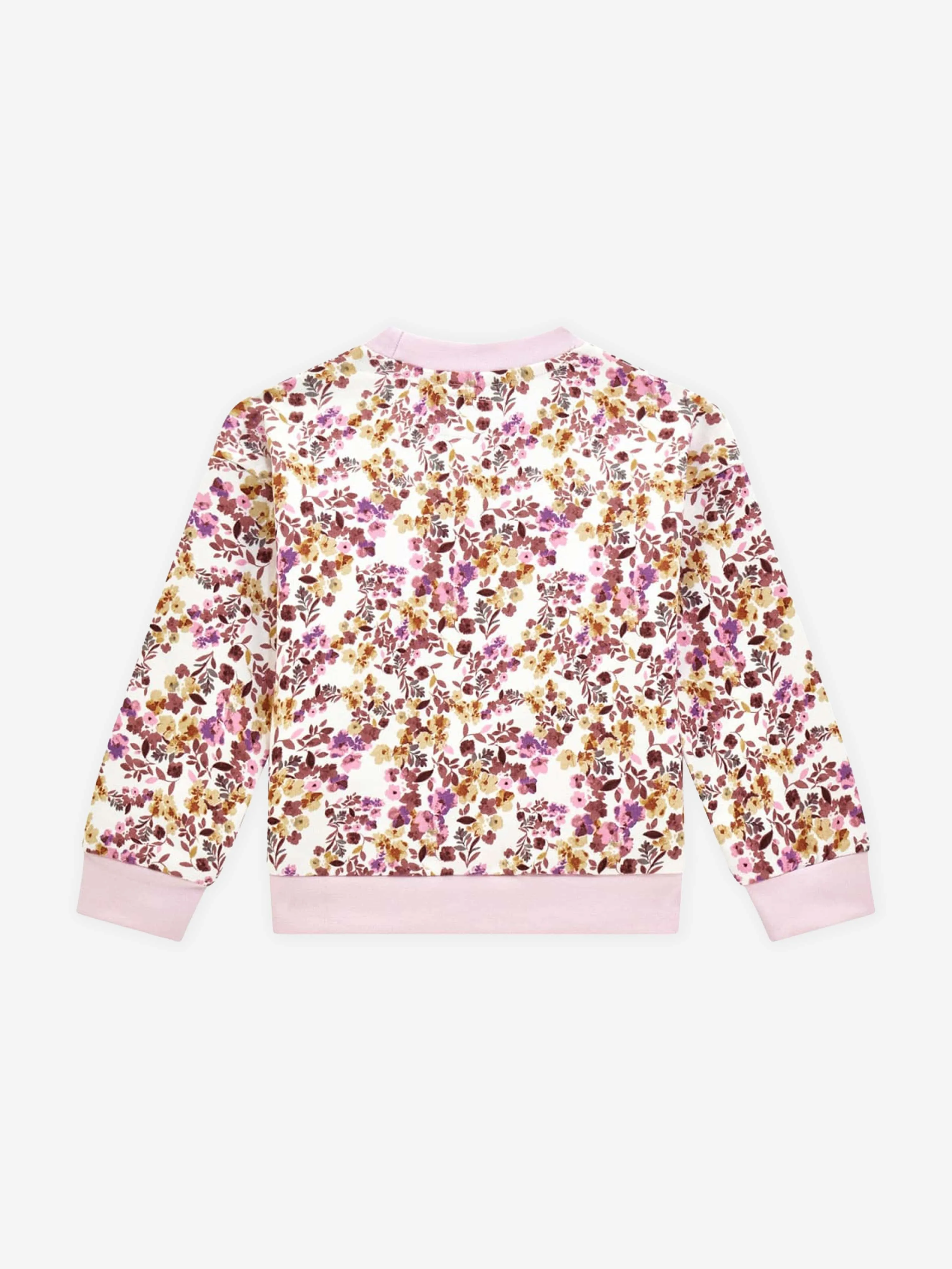 Guess Girls Blumenlogo-Sweatshirt in Mehrfarben