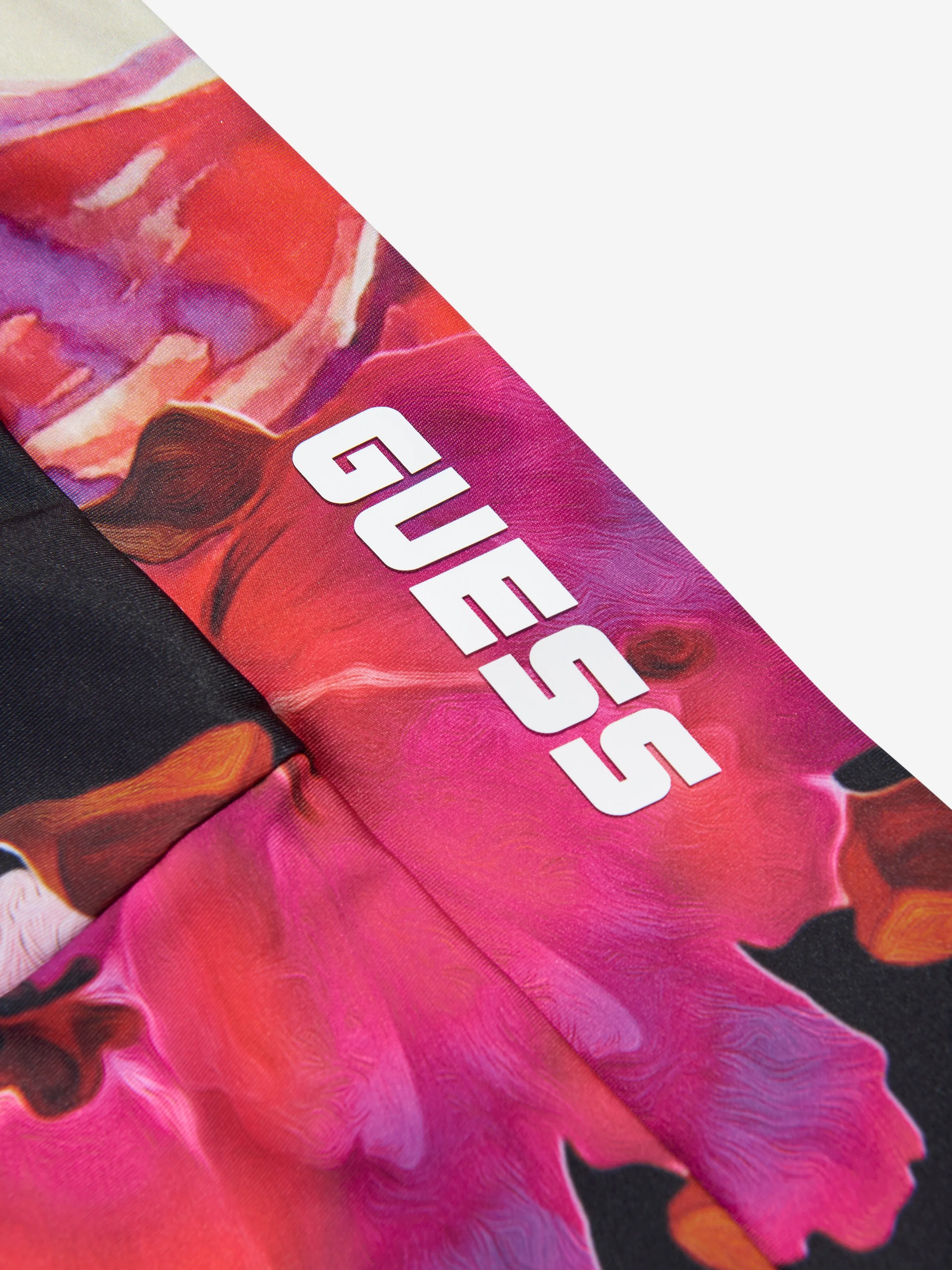 Guess Girls Blumenmuster Leggings in Rosa