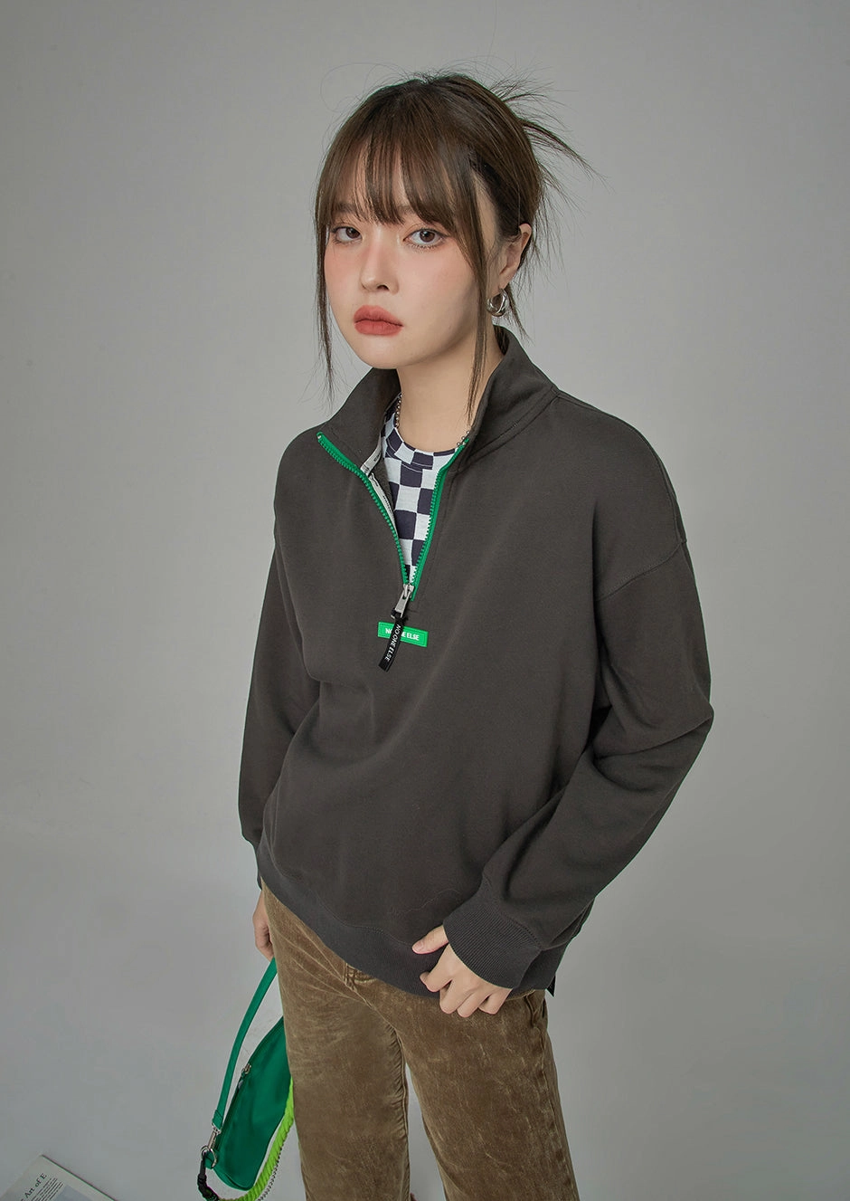 It Felt Like Heaven Half Zip-Up Sweatshirt