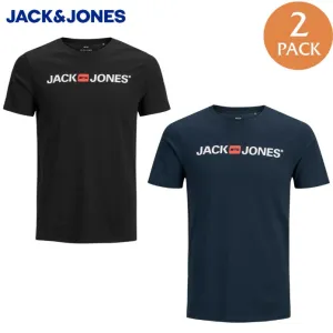 Jack & Jones 2er-Pack Corp Schwarz & Marineblau