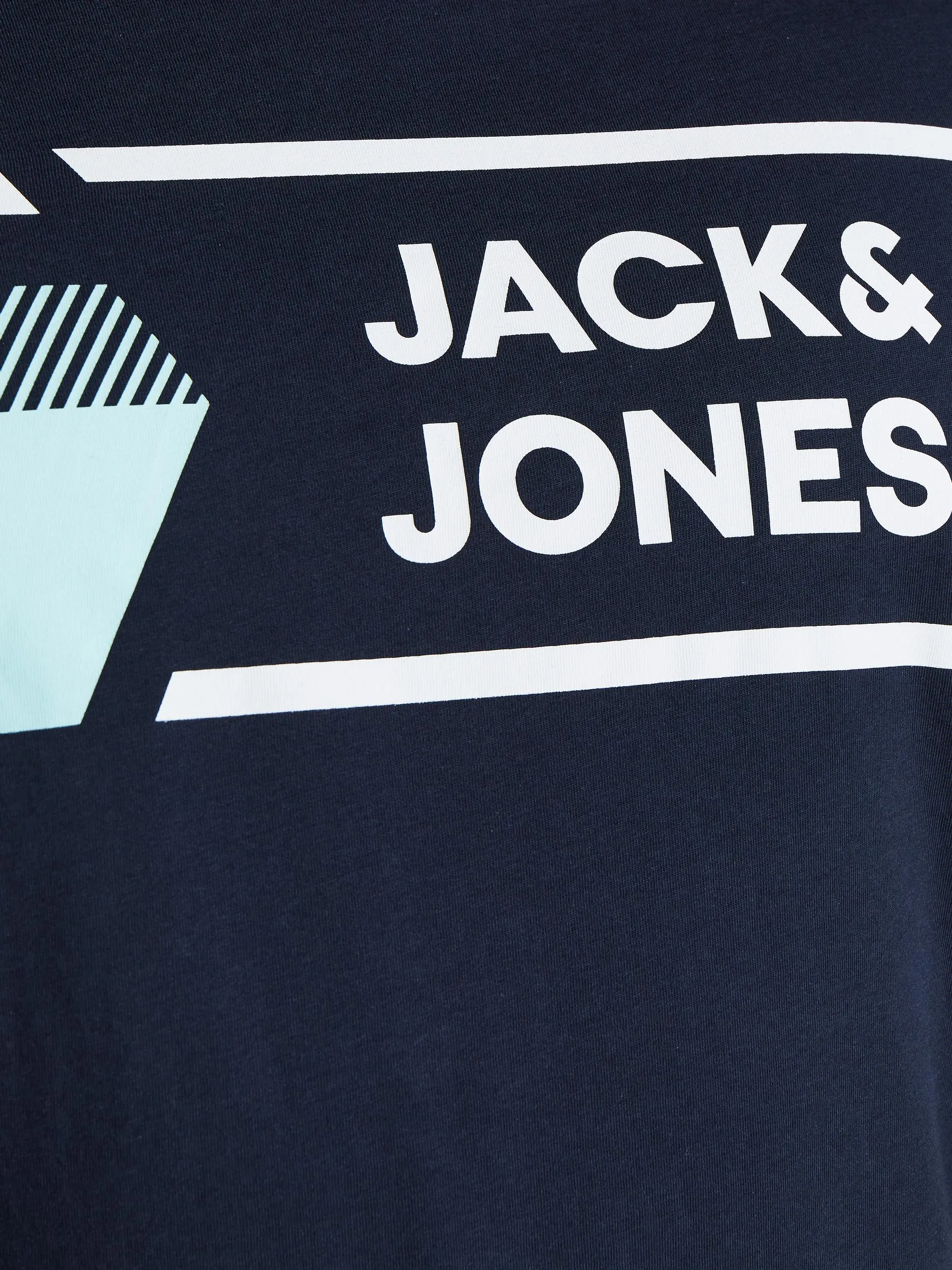 Jack & Jones Colgan Marineblau Druck T-Shirt Marineblau