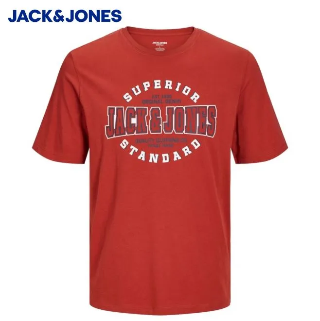 Jack & Jones Elogo Rot T-Shirt Rot