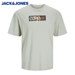 Jack & Jones Sommer-Print Salbei T-Shirt Grün