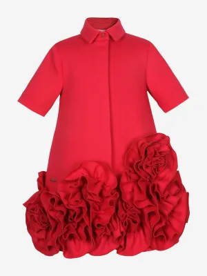 Jessie And James Girls Dream On Rüschen-Blumenkleid in Rot