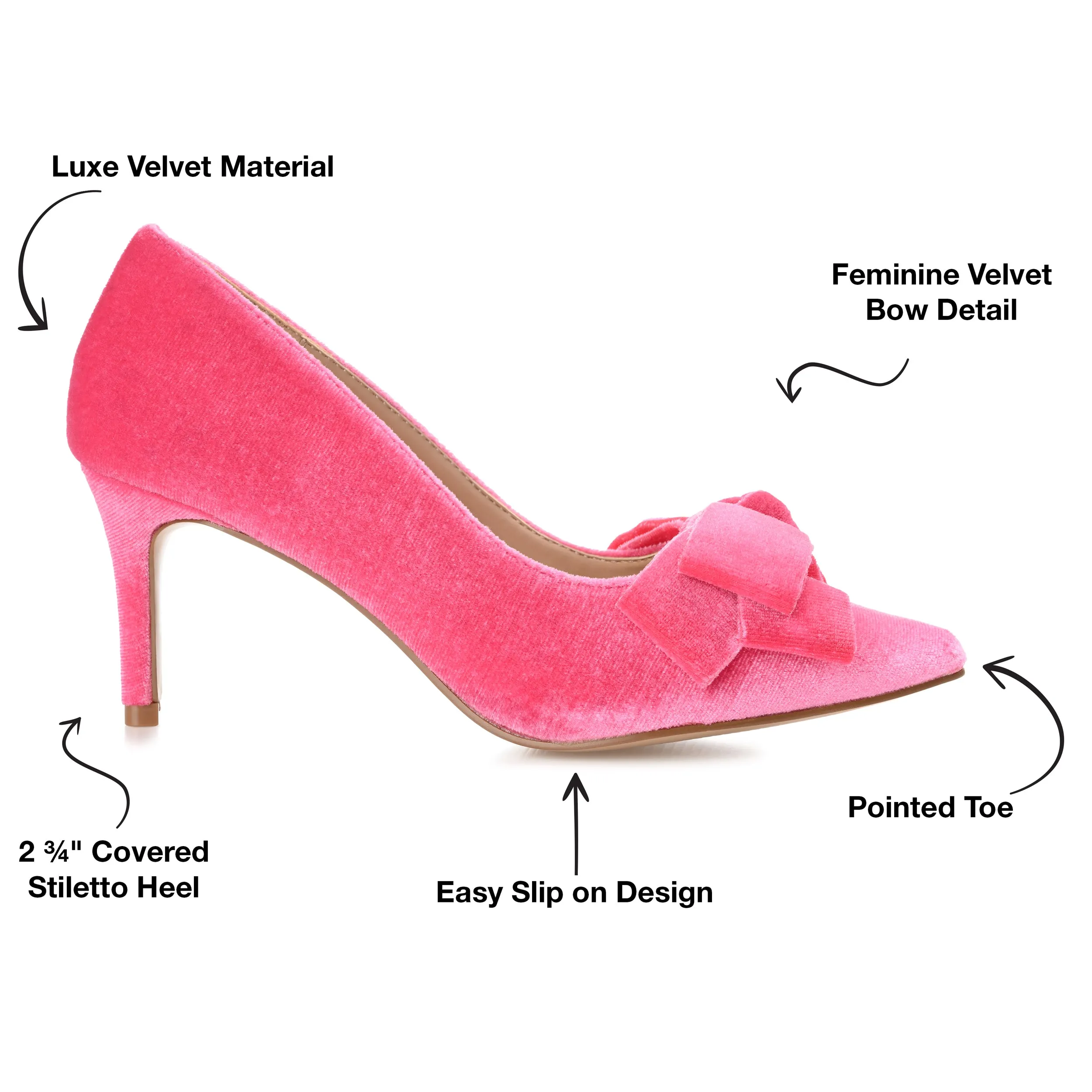 Journee Collection Women's Crystol Pump
