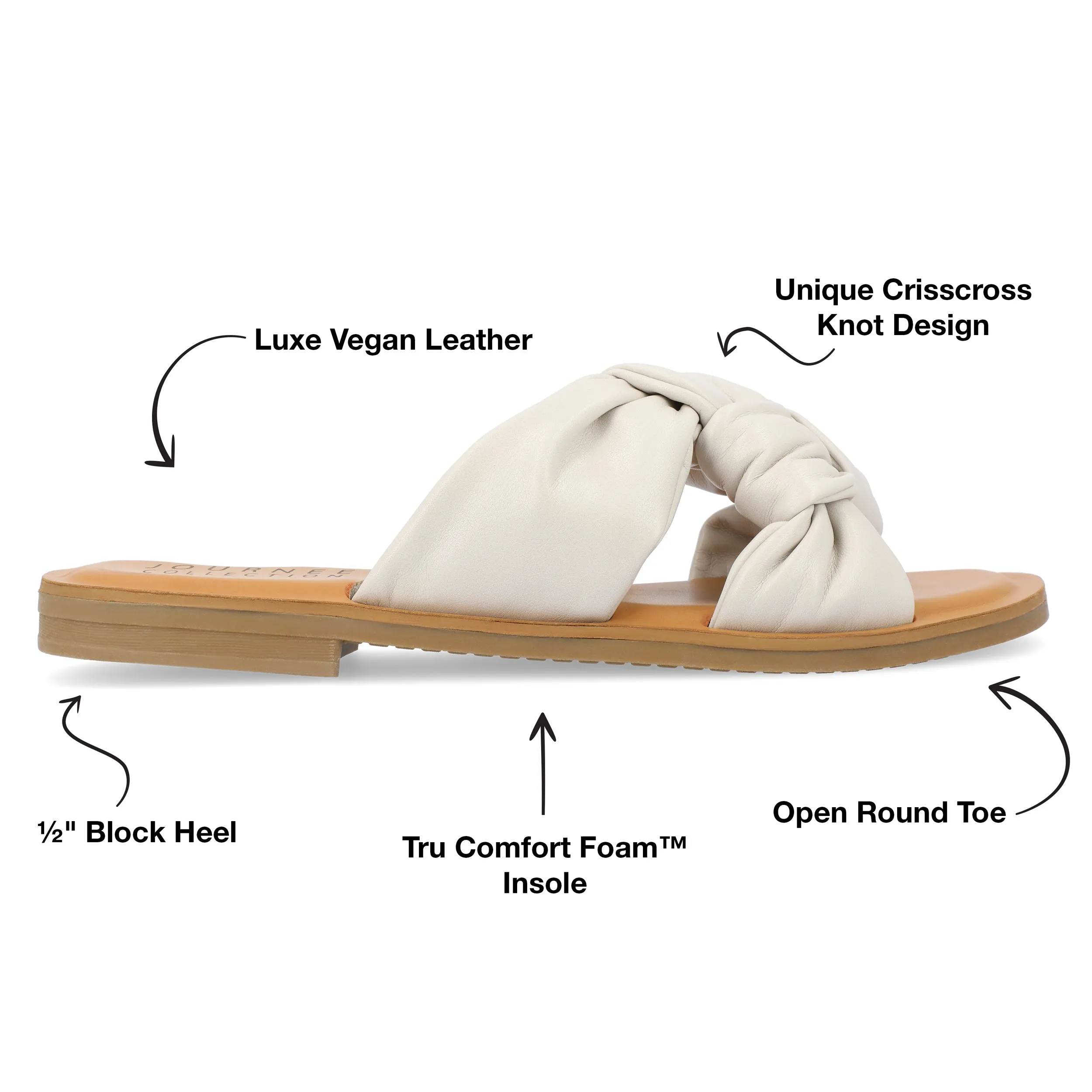 Journee Collection Women's Tru Comfort Foam Kianna Sandal