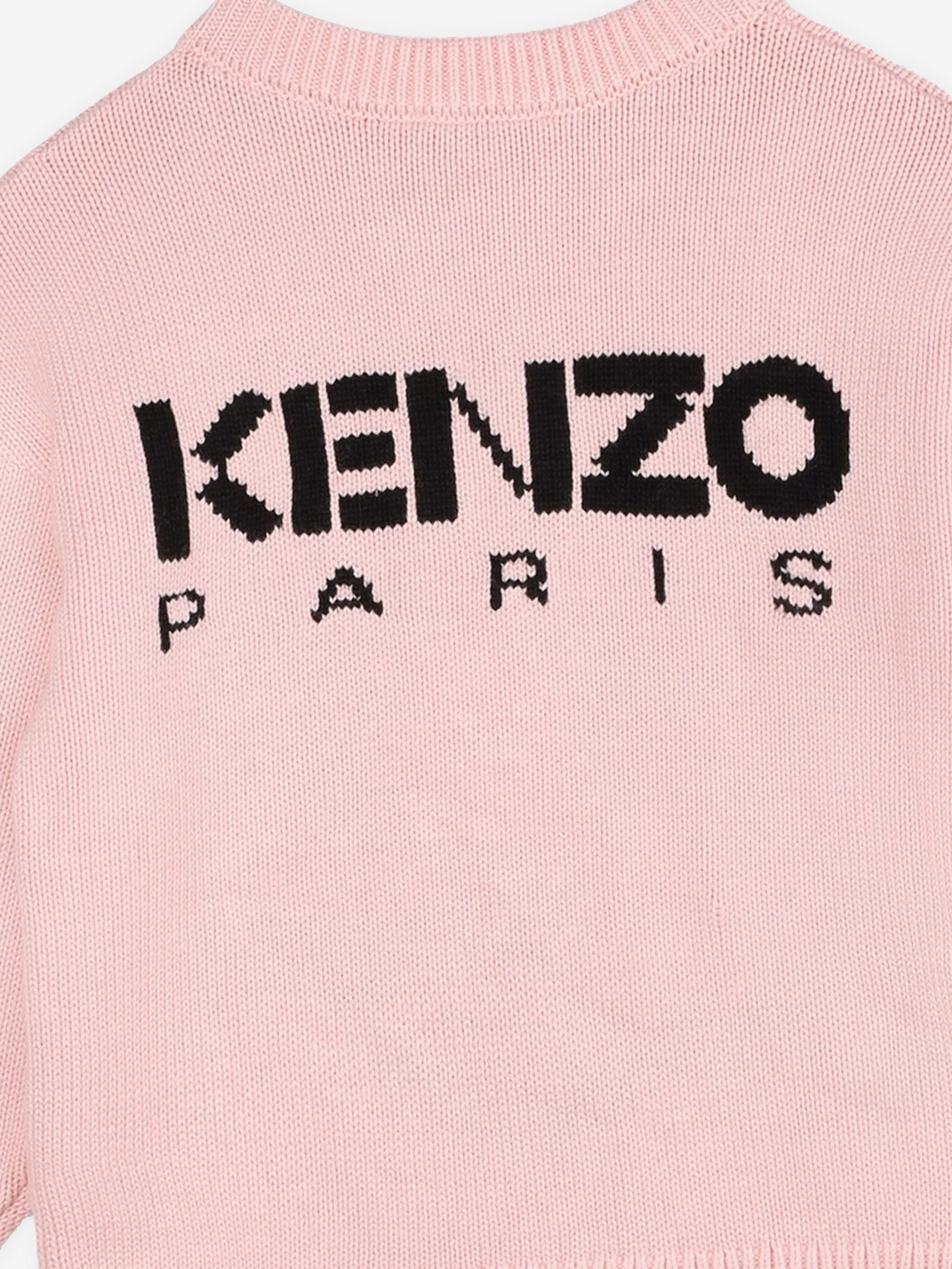 KENZO Girls Boke Flower Pullover in Rosa