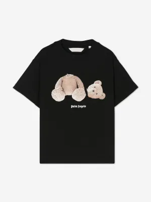 Kinder Bär T-Shirt in Schwarz