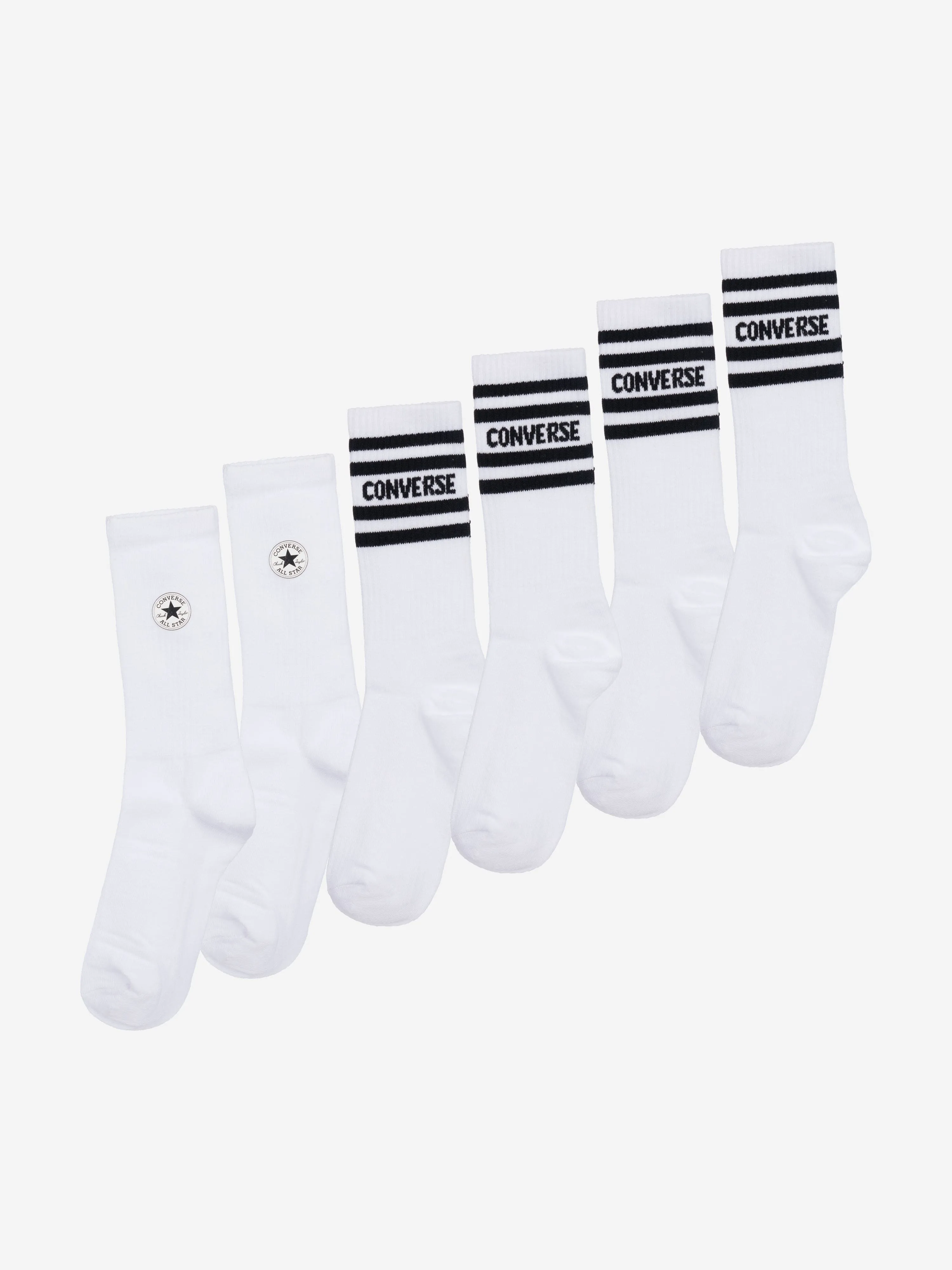 Kids Chuck Patch 6er-Pack Socken-Set in Weiß