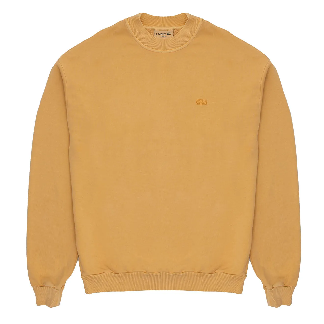 Lacoste Eco-Dye Sweatshirt Goldener Schimmer