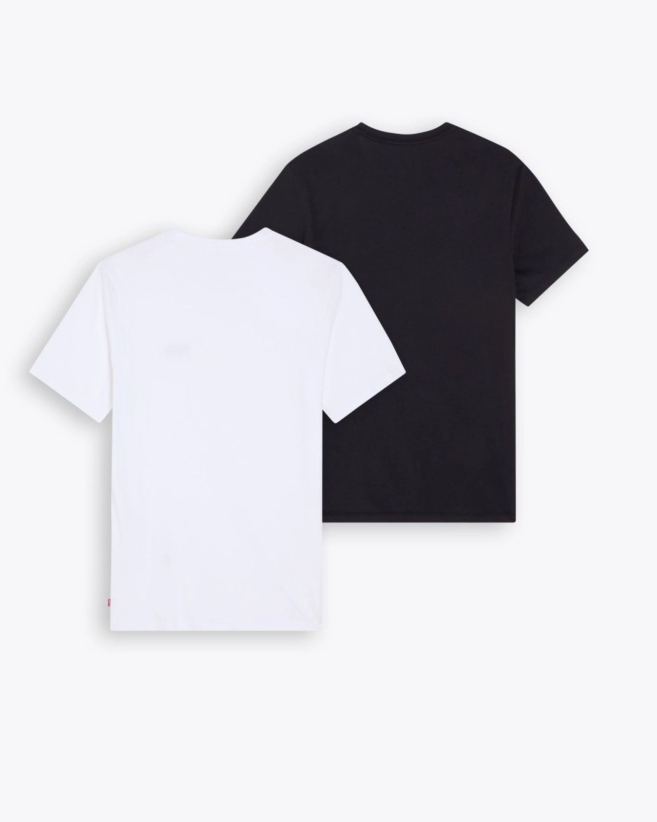 Levi's® 2-Pack Housemark Graphic Crewneck Tees - White / Caviar