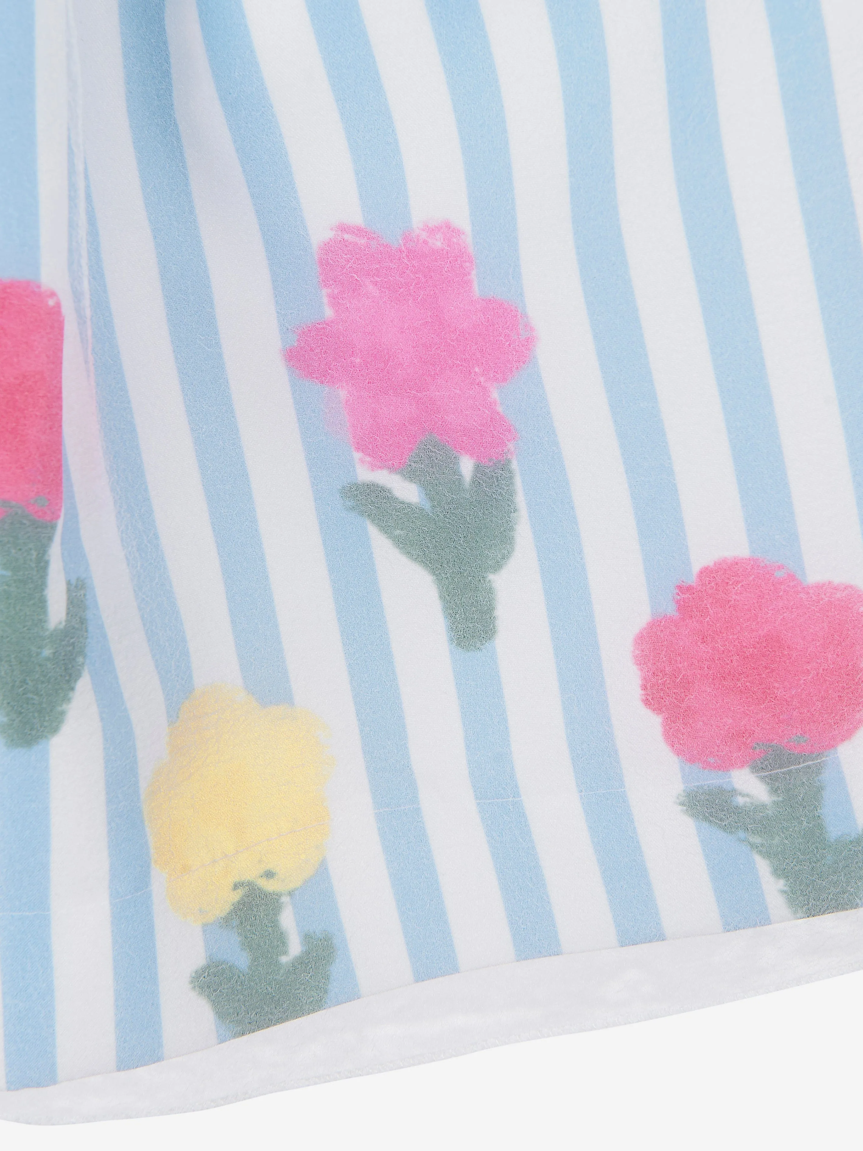 Mama Luma Mädchen Organza Schicht-Blumenkleid in Blau