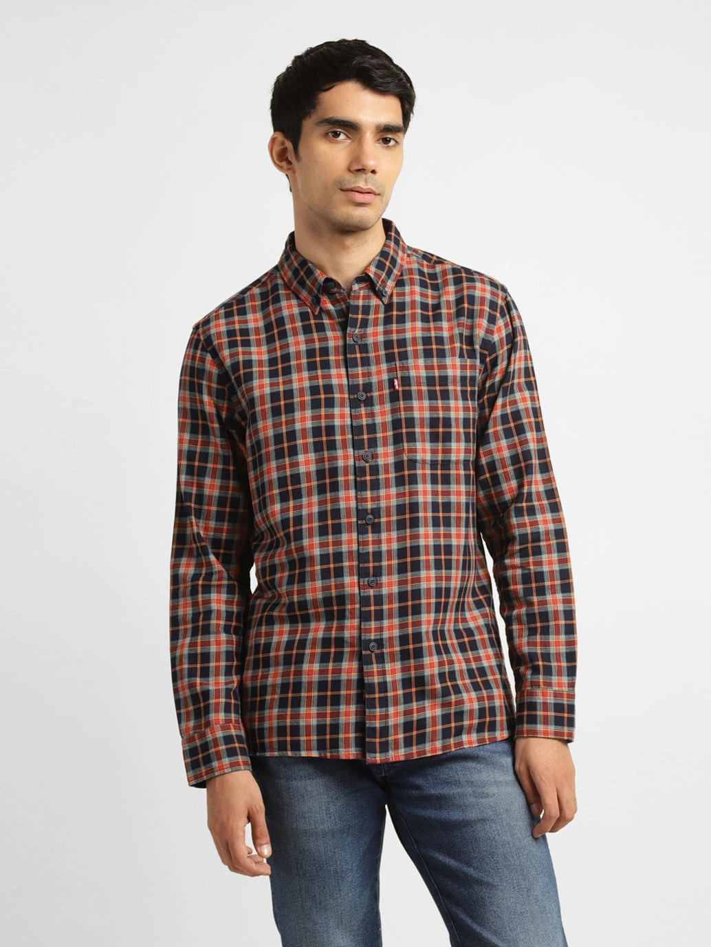 Men's Chekered Slim Fit Shirts