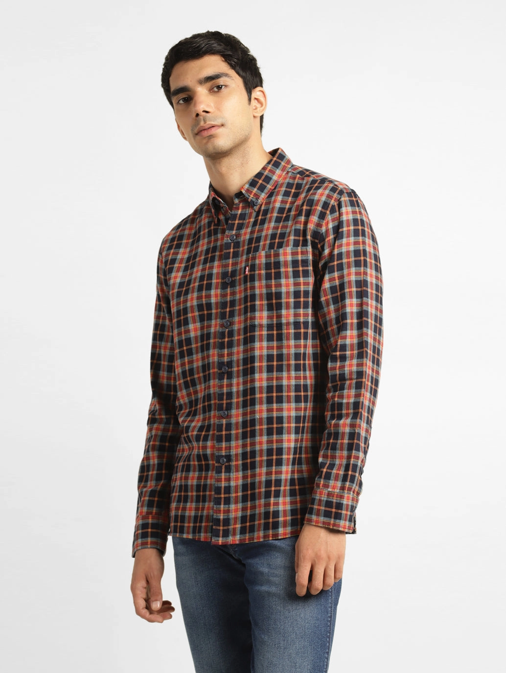 Men's Chekered Slim Fit Shirts