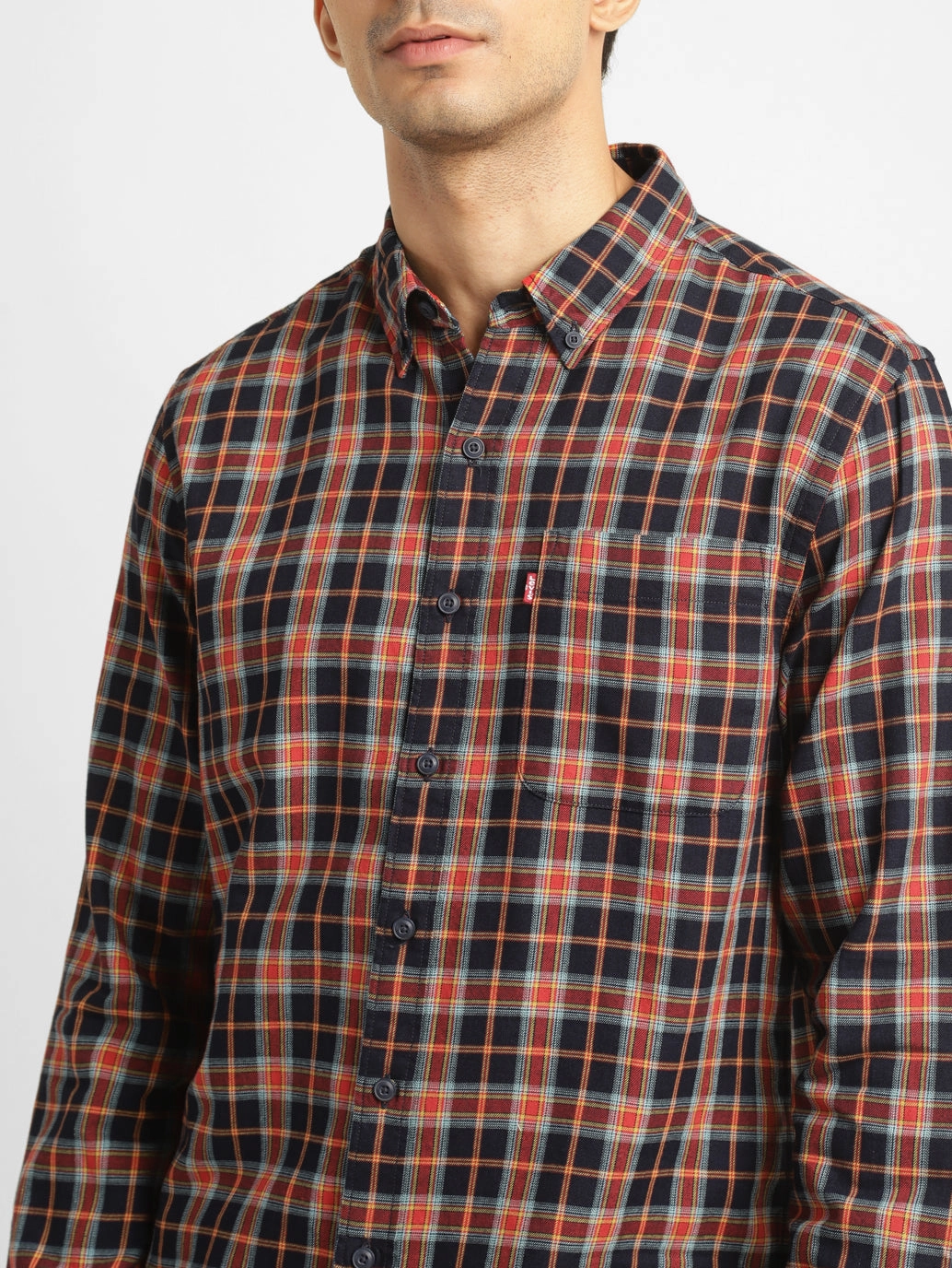 Men's Chekered Slim Fit Shirts