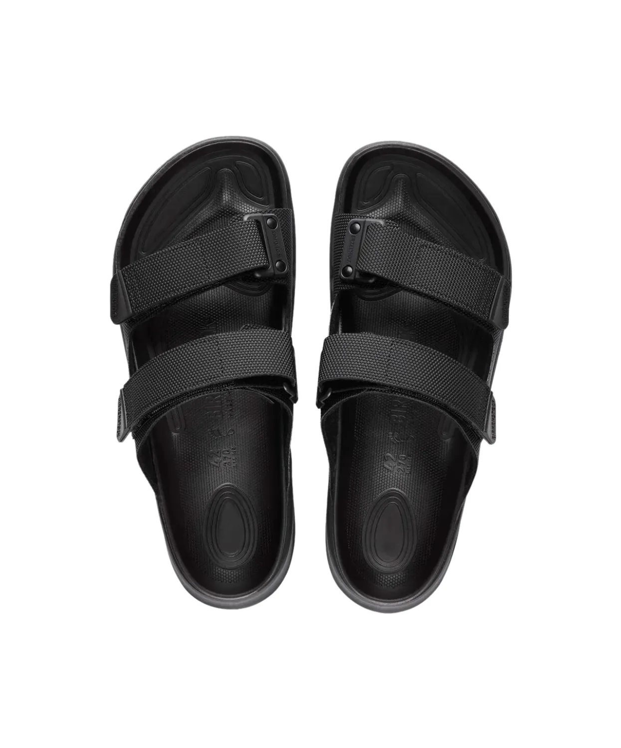Mens Birkenstock Shoes Birkenstock Atacama Cross Element Birko-Flor Black Sandals
