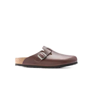Mens Birkenstock Shoes Birkenstock Boston Leather Vintage Wood Roast Clogs