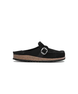 Mens Birkenstock Shoes Birkenstock Buckley Leather Suede Black Clogs