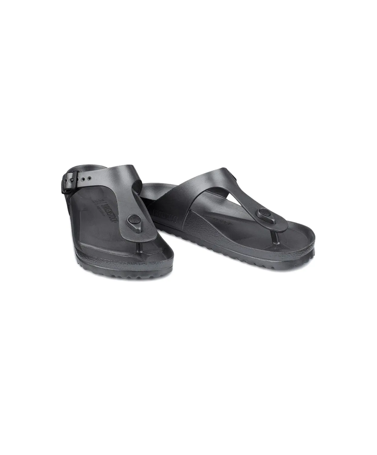 Mens Birkenstock Shoes Birkenstock Gizeh EVA Metallic Anthracite Sandals