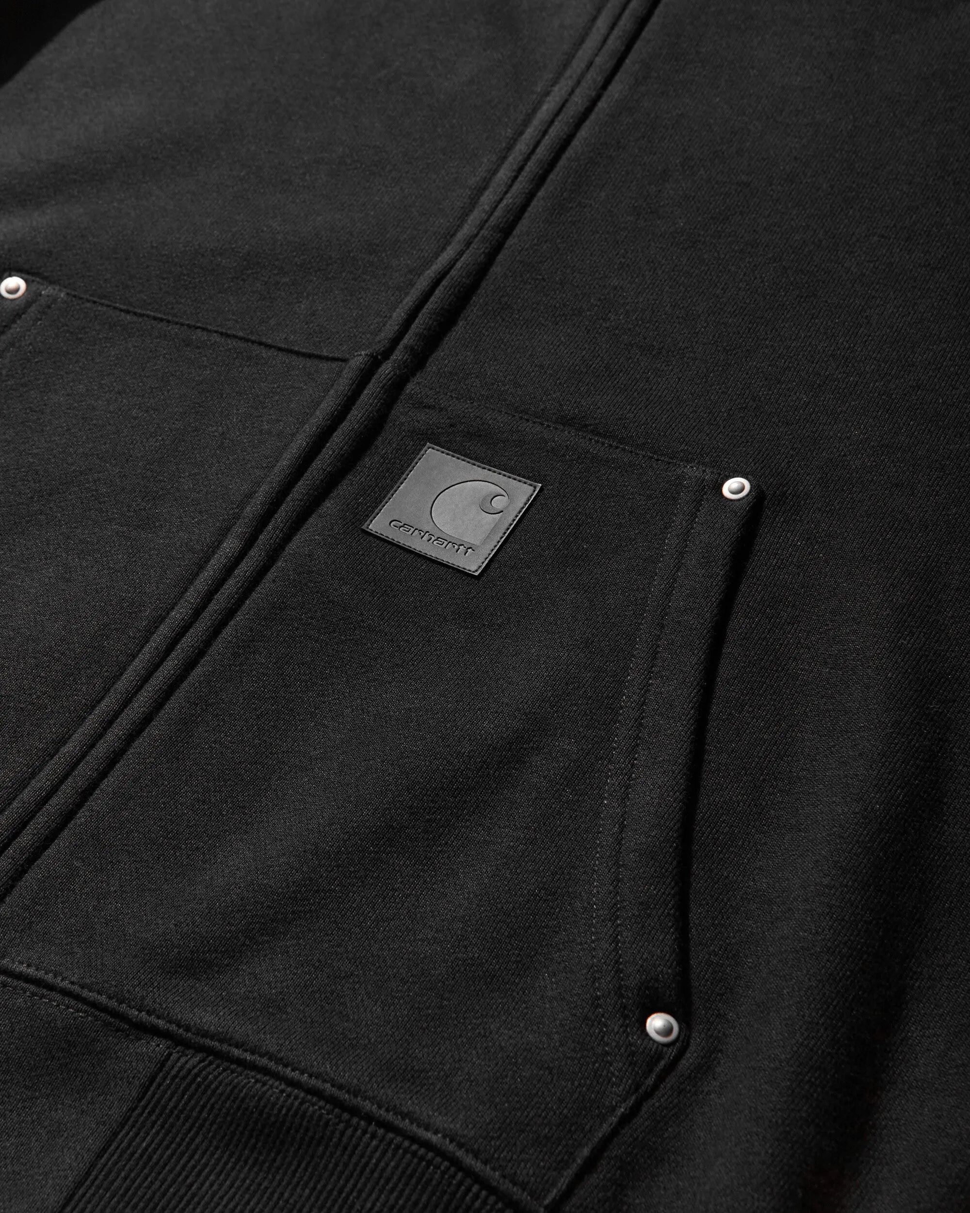 Herren Kapuzen-Sweatjacke Eldon Schwarz